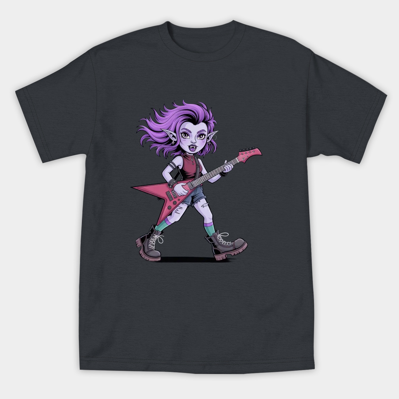 vamp queen Women's Athletic Performance T-Shirt