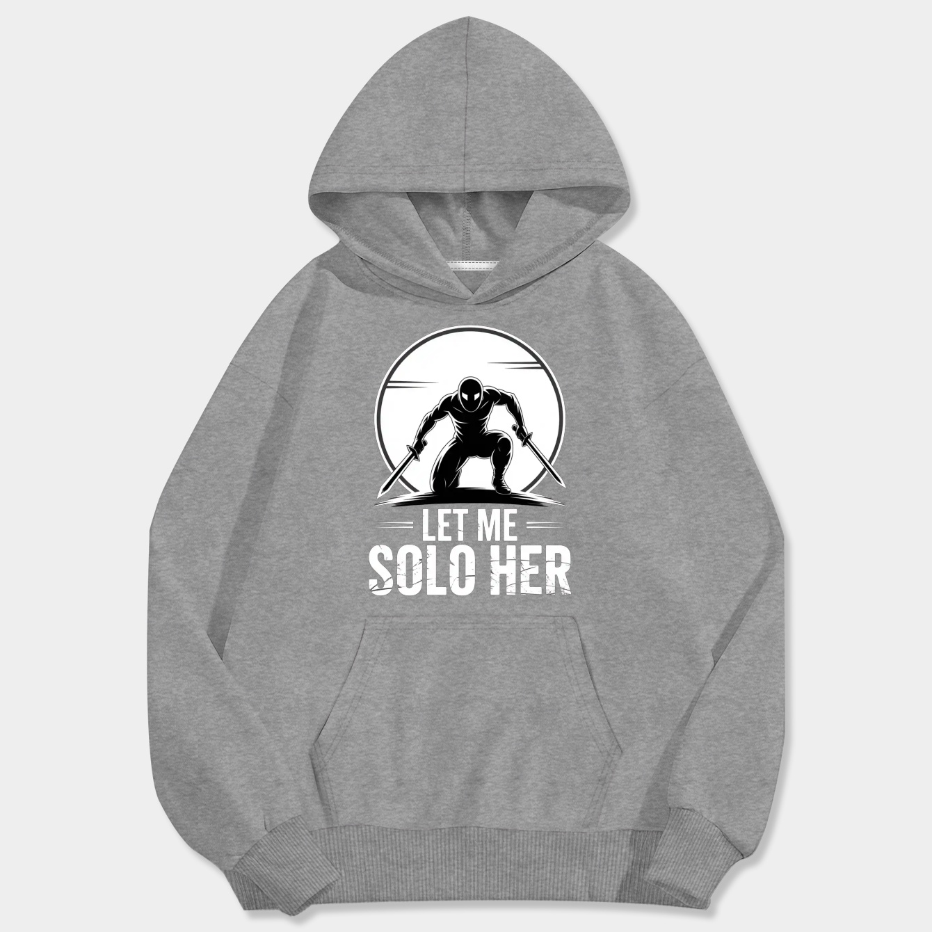 Let me solo her - Elden Ring Men's Big & Tall Hoodie