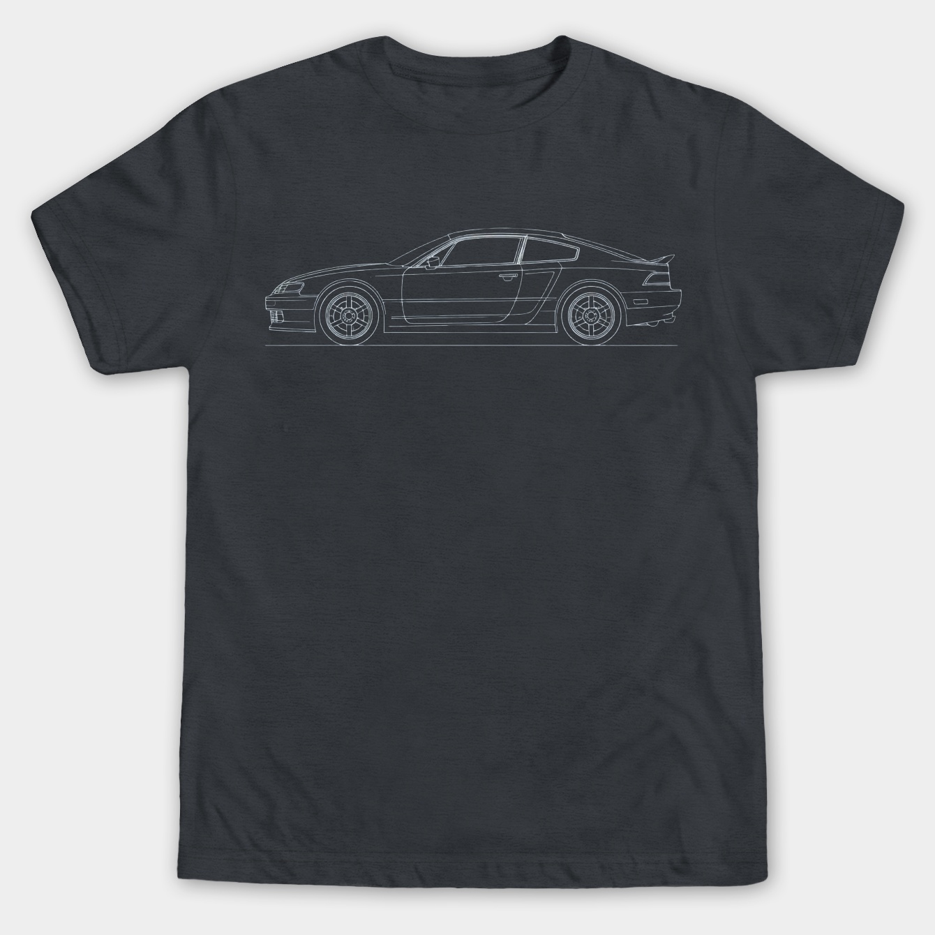 Lancer Evolution VII W Men's Big & Tall T-shirt