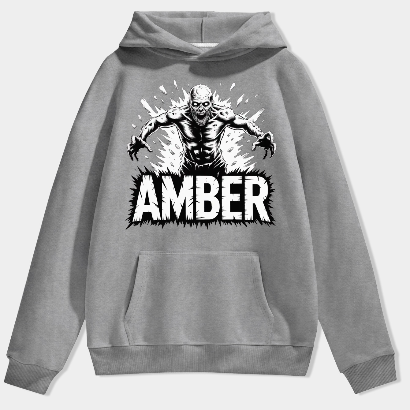 Comic Zombie Amber (BB) Men's Hoodie