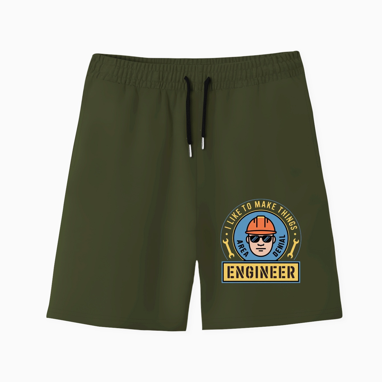 Engineer - Blue Team Men's Quick-Dry Athletic Shorts