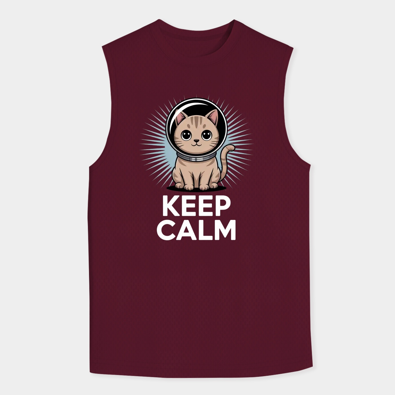 Keep calm original poster Men's Big & Tall Tank Top