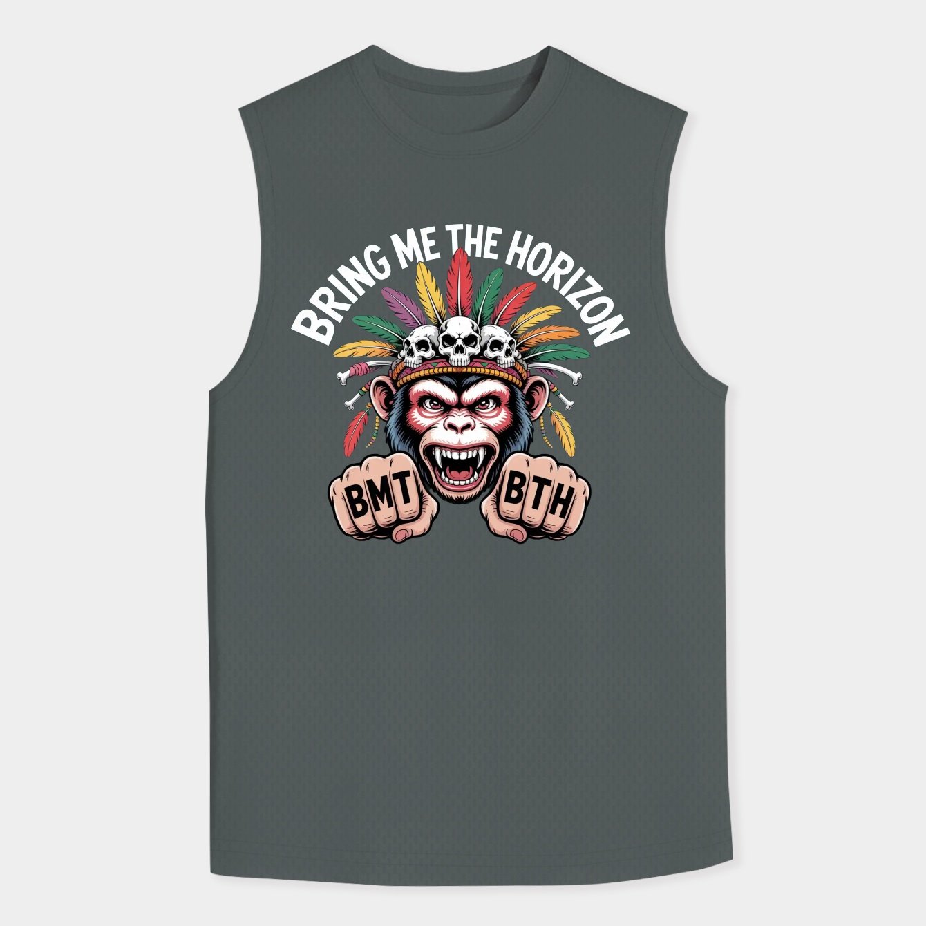 Bmth version indian Men's Big & Tall Tank Top