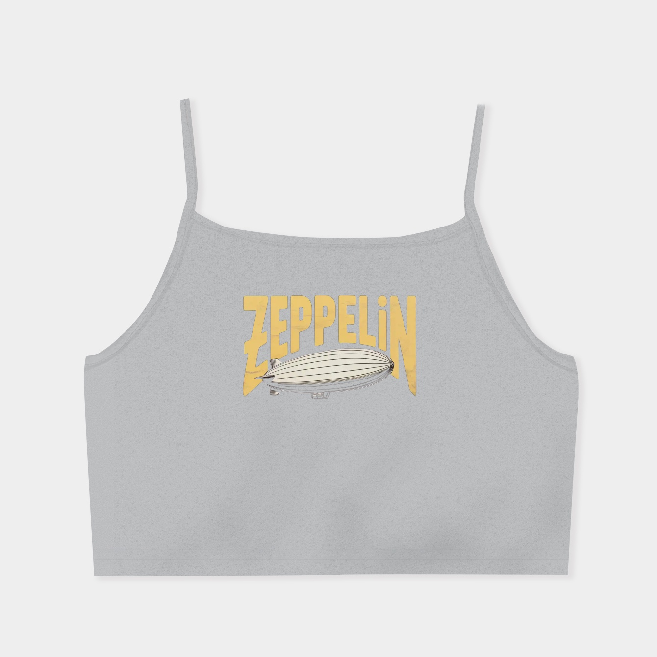 Zeppelin - Yellow Version Women's  Spaghetti Strap Tank Top