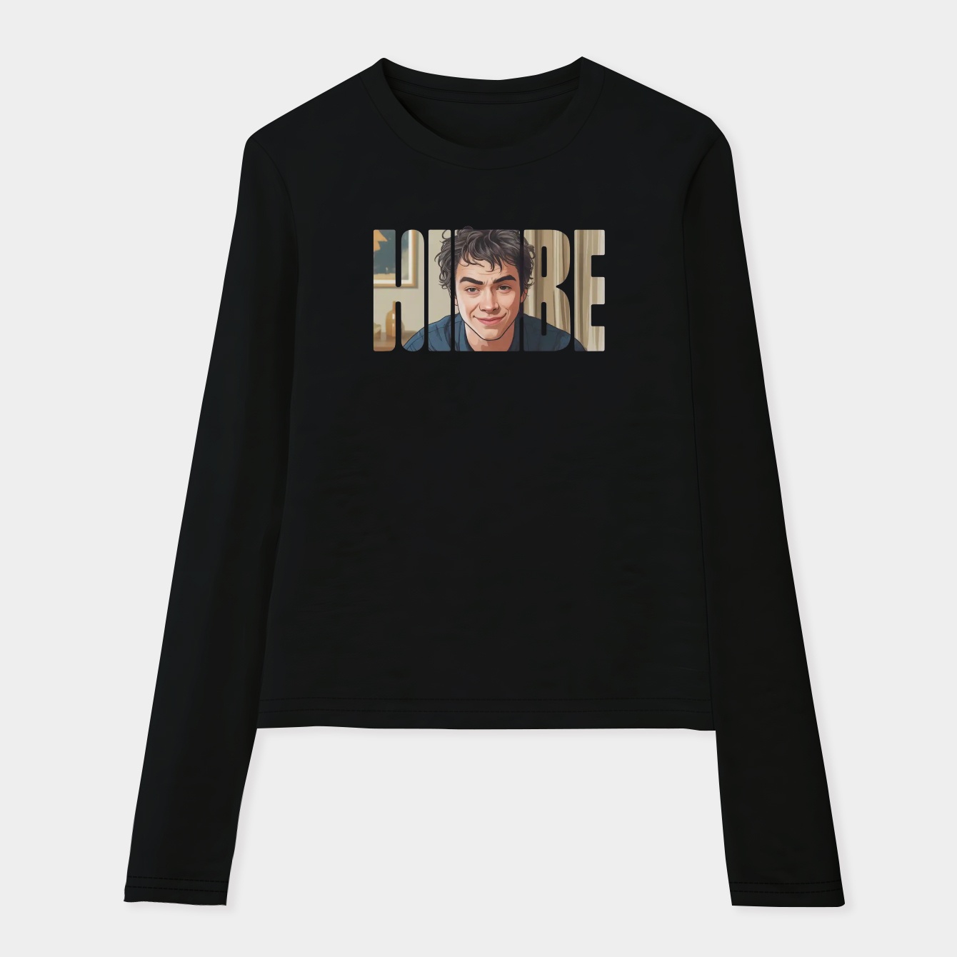 Rodrick Grin Women's Soft Long Sleeve T-Shirt