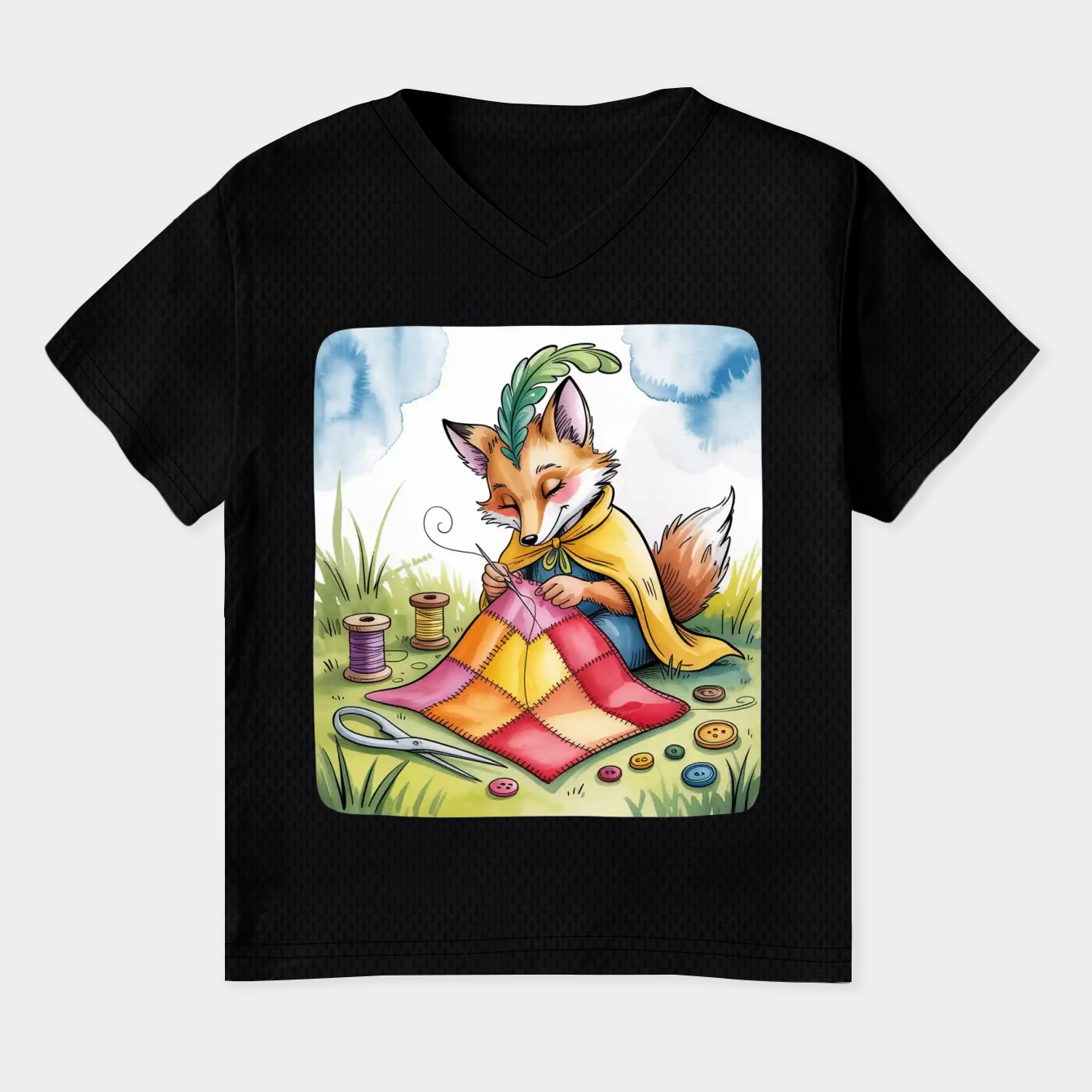 Elden Ring Watercolor Women's Plus Size V-Neck T-Shirt