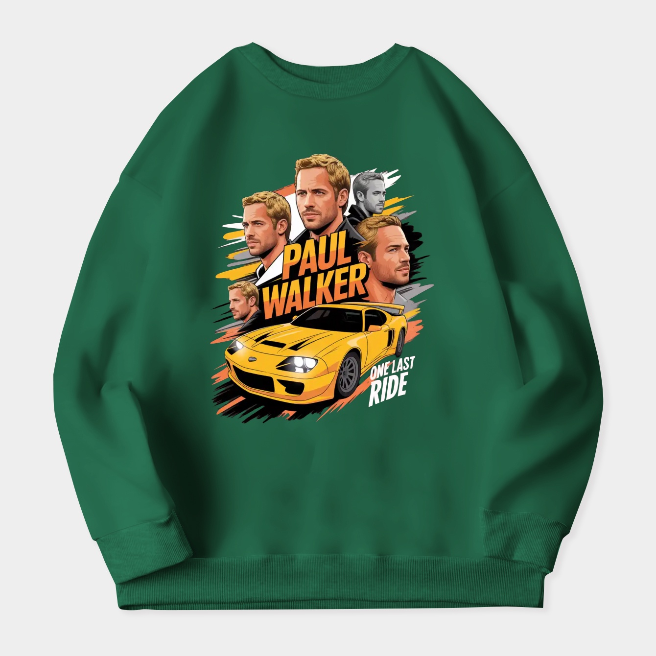 paul walker tribute collage Women's Plus Size Sweatshirt