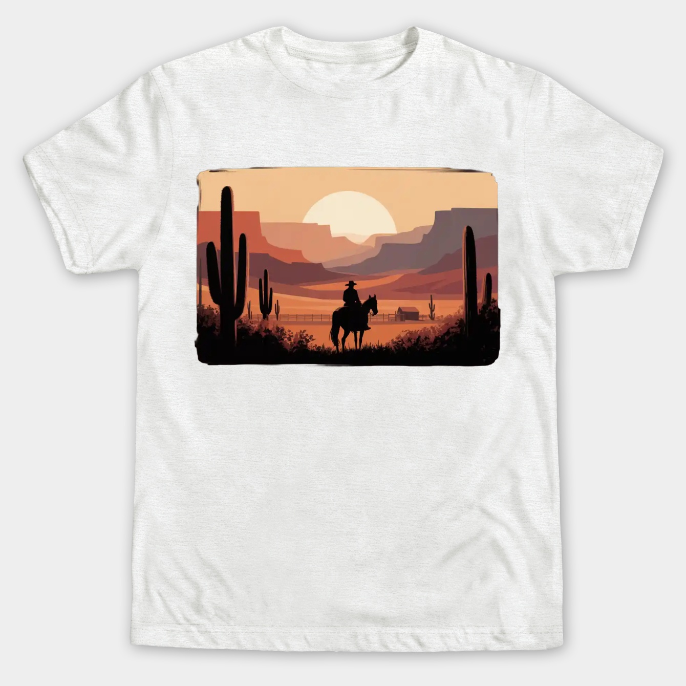 Cowboy Men's Big & Tall T-shirt