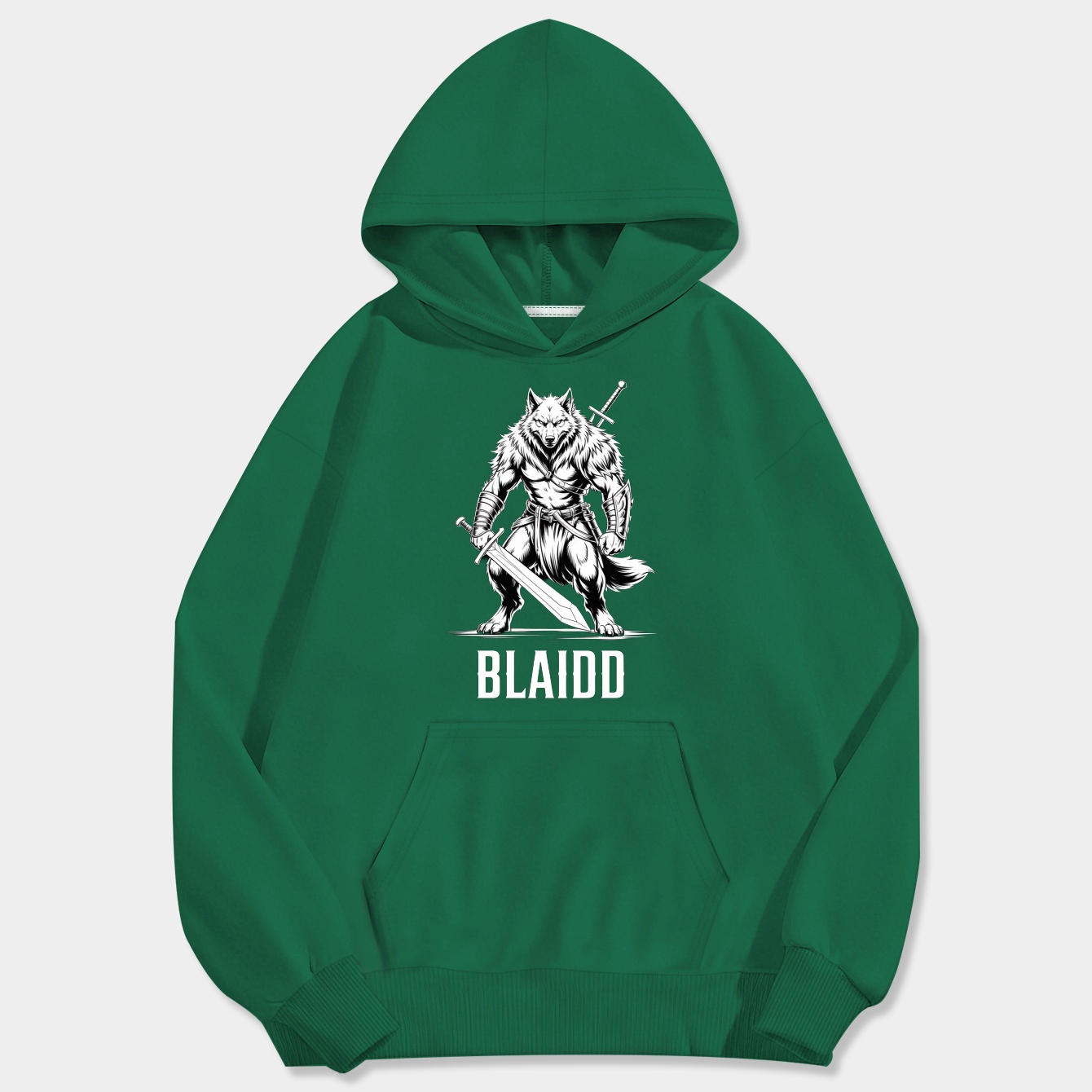 Blaidd The Half-wolf Men's Big & Tall Hoodie