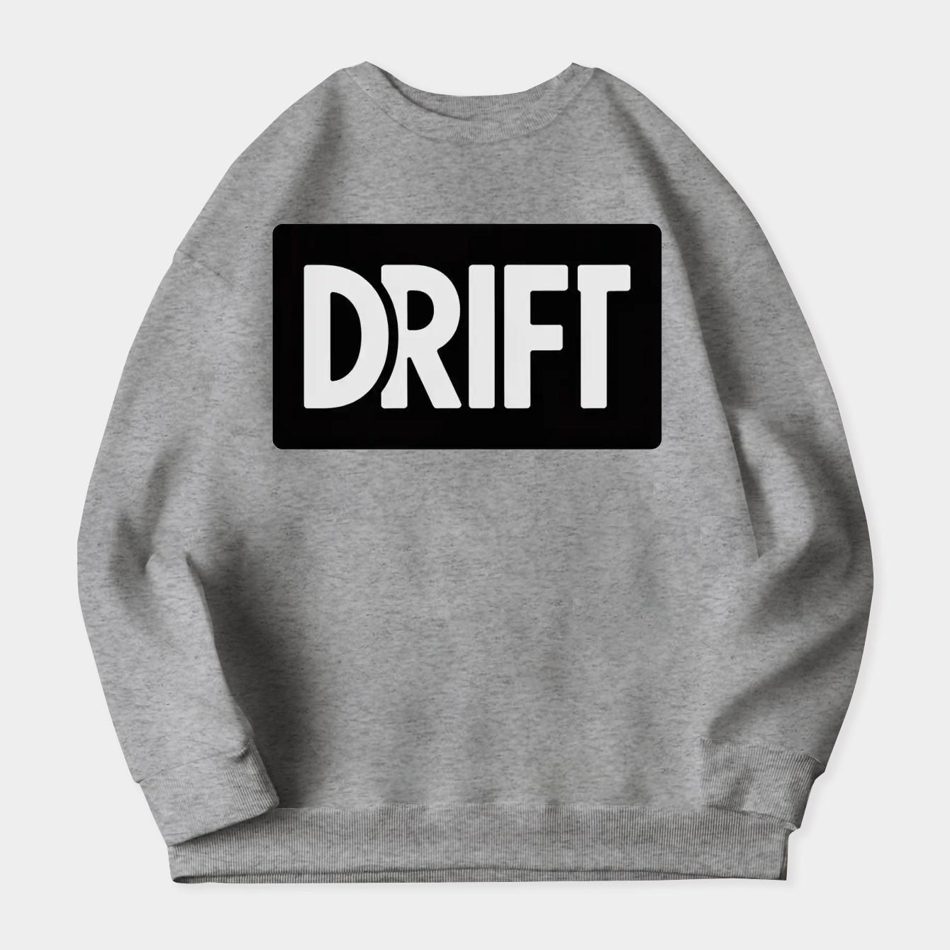DRift Bold Text Design Women's Plus Size Sweatshirt