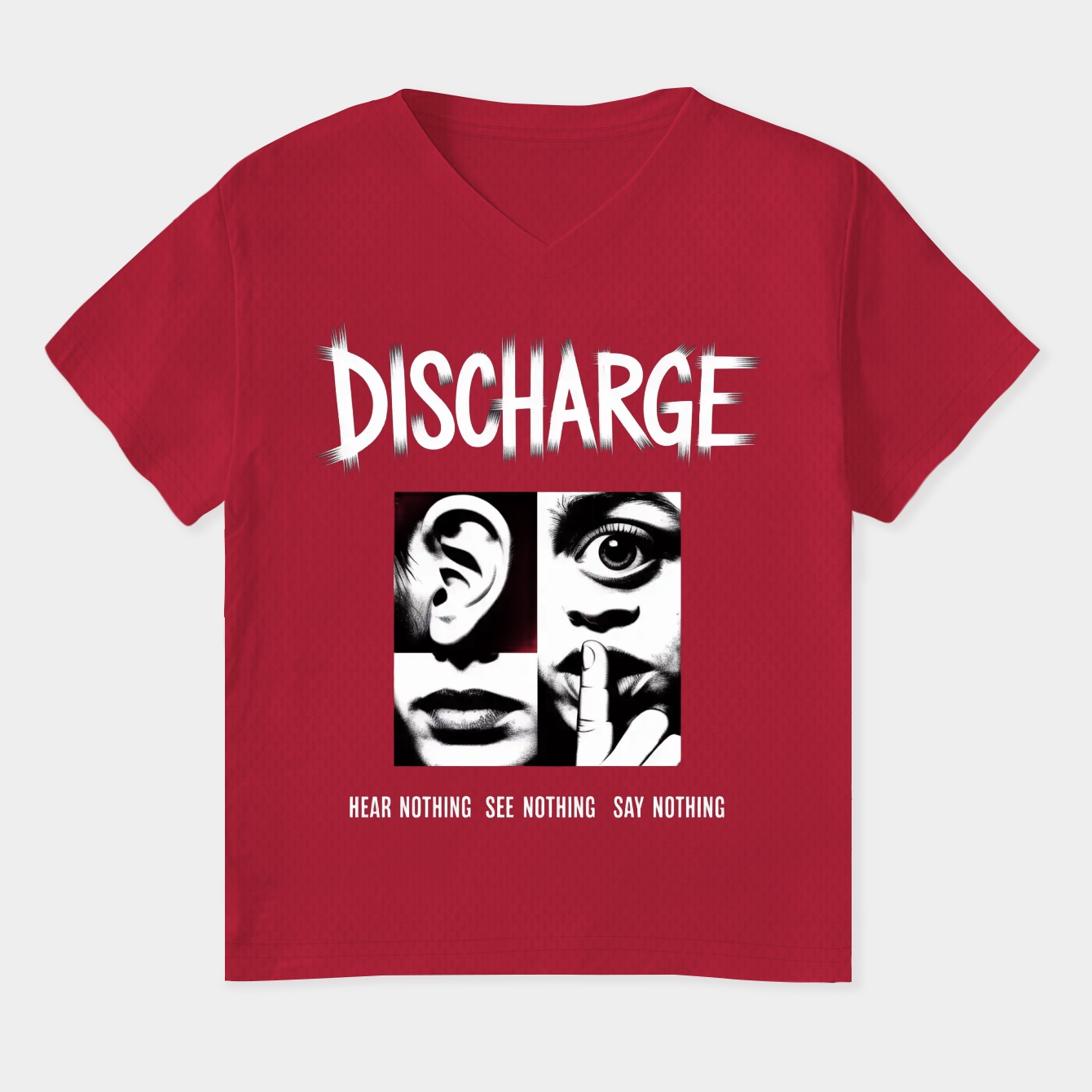 Fourkey black Women's Plus Size V-Neck T-Shirt