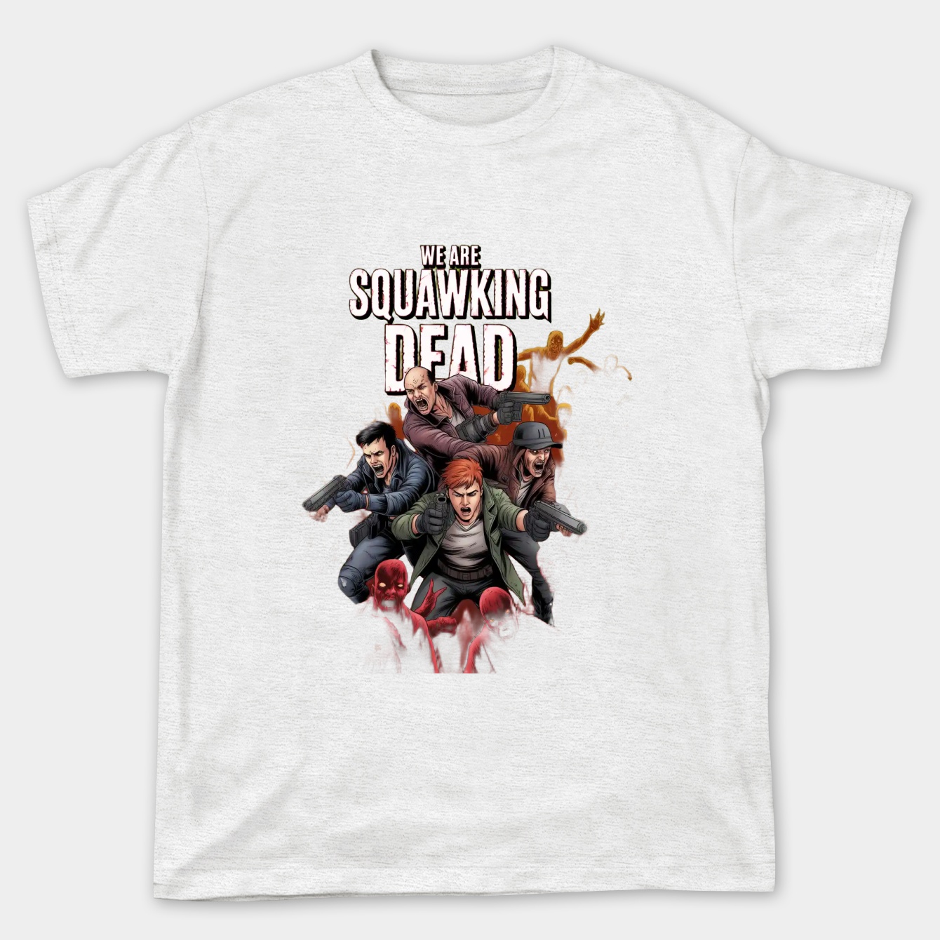 SQUAWKING DEAD Comic Book Women's Plus Size T-shirt