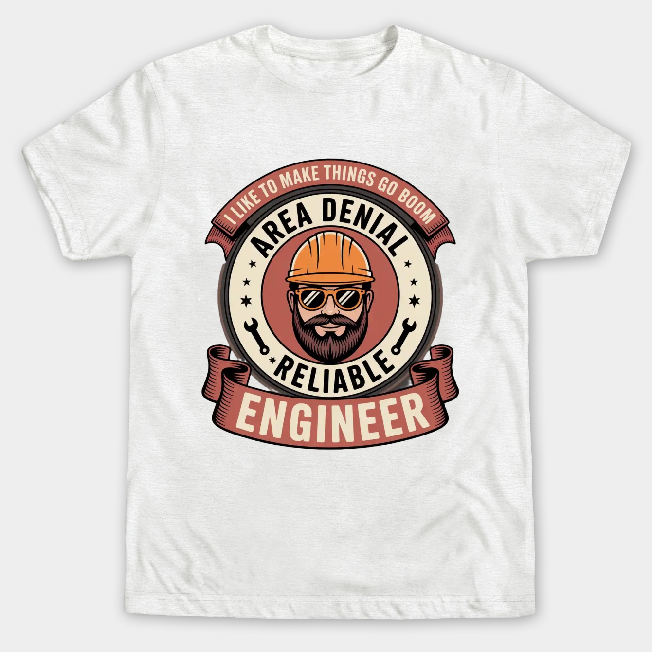 Engineer - Red Team Area Denial Men's Big & Tall T-shirt