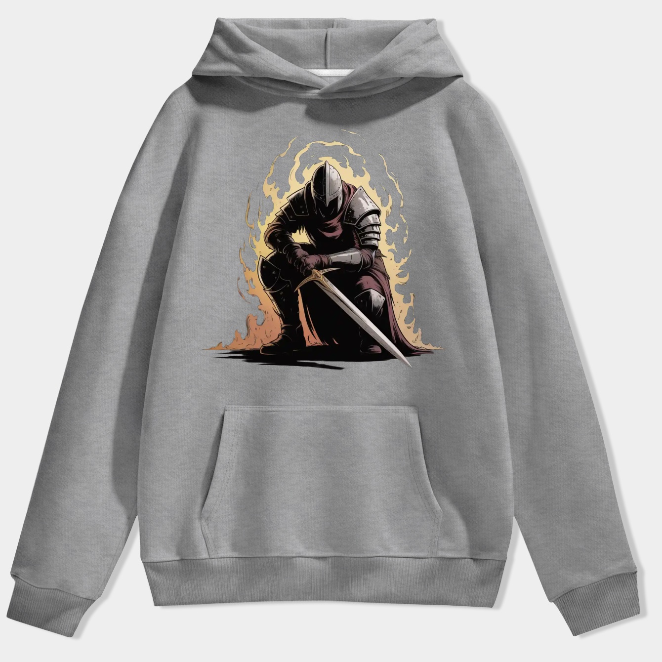 dark soul shadow warrior Men's Hoodie