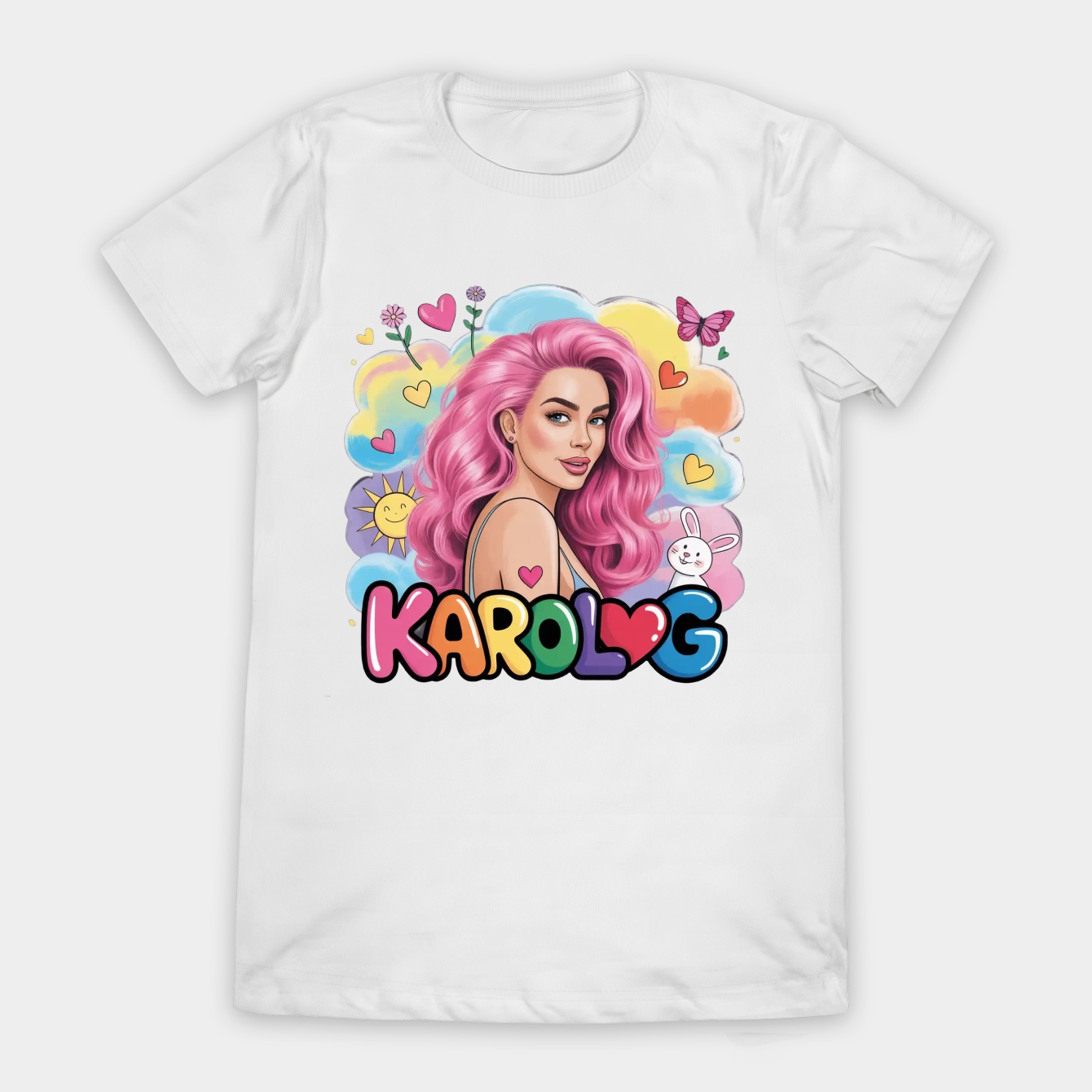 Karol G Pink Women's T-Shirt
