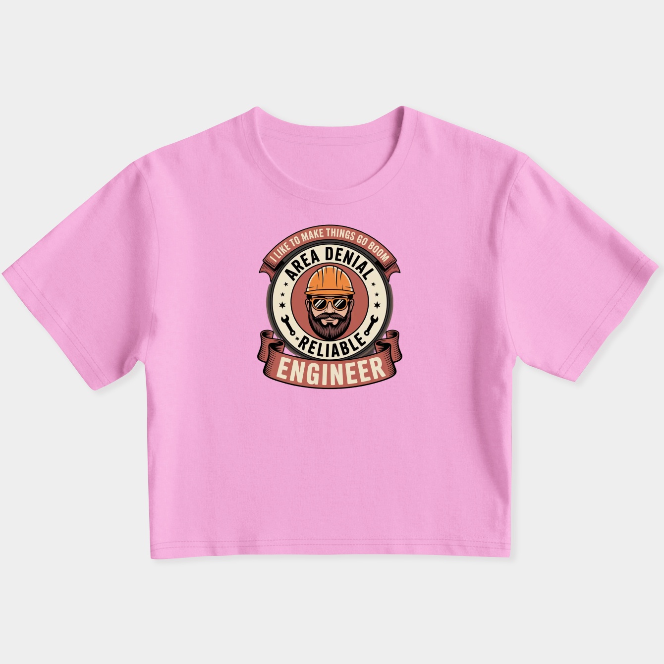 Engineer - Red Team Area Denial Women's Slim Fit Baby Tee