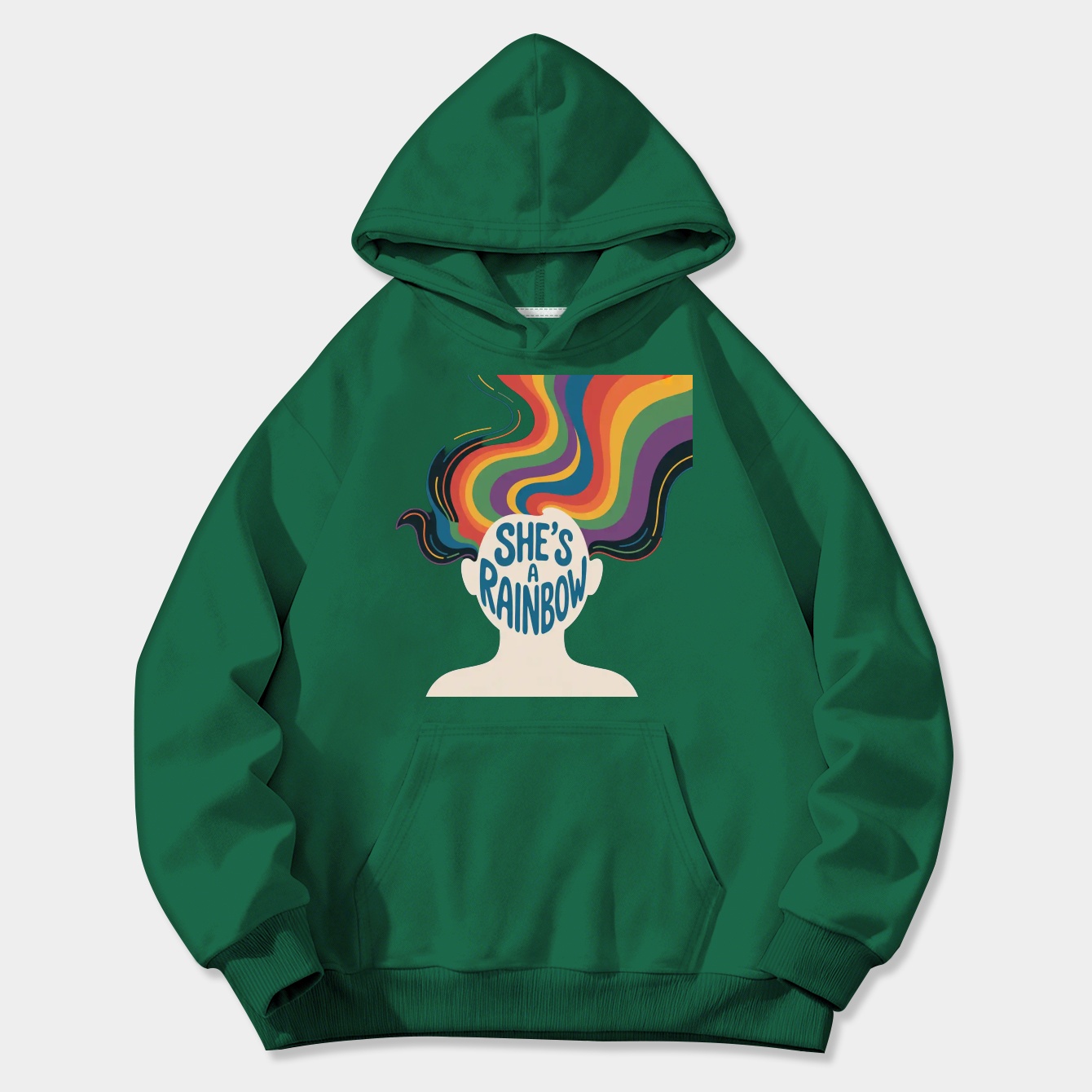 She_s a Rainbow Women's Plus Size Hoodie