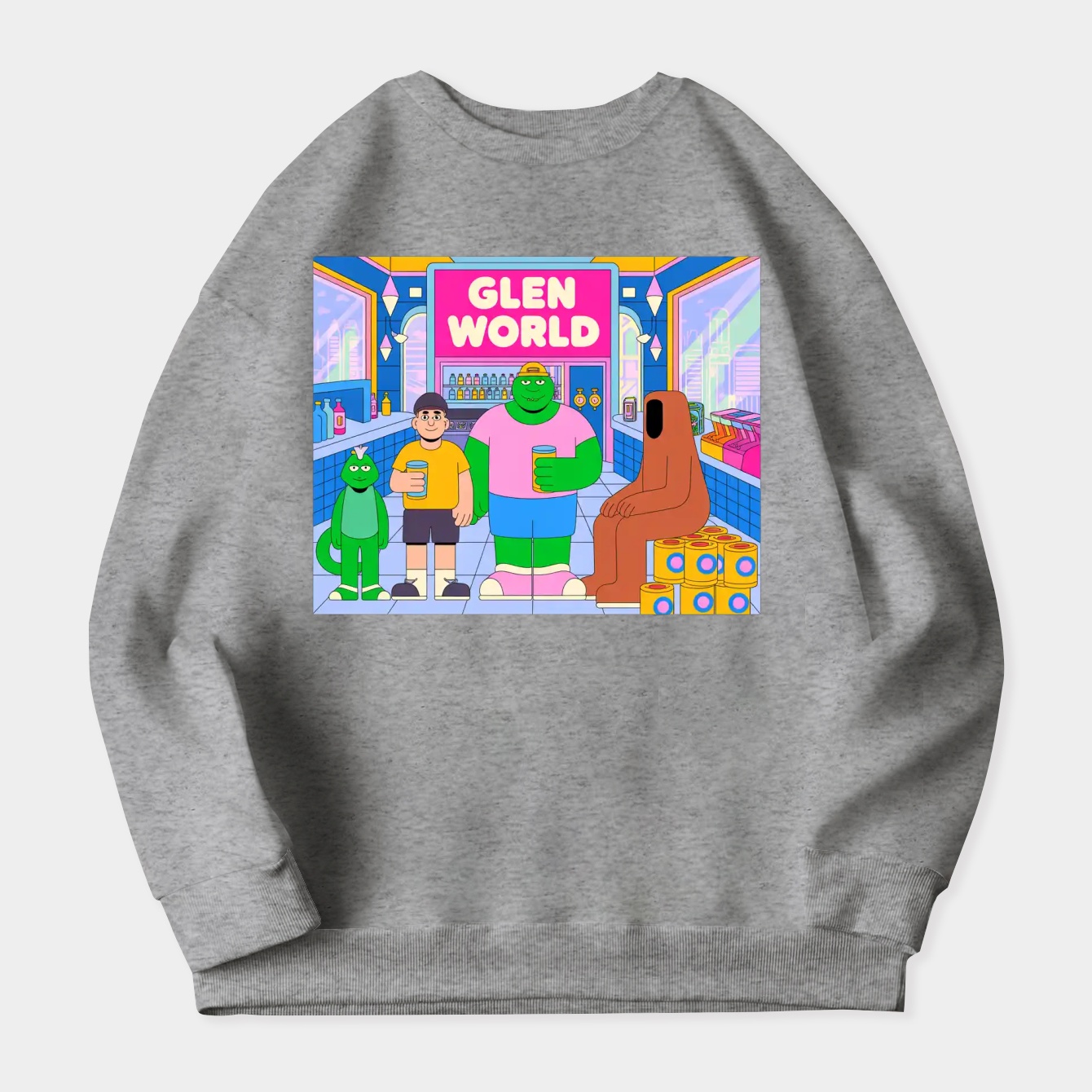 Glen World Women's Crewneck Sweatshirt