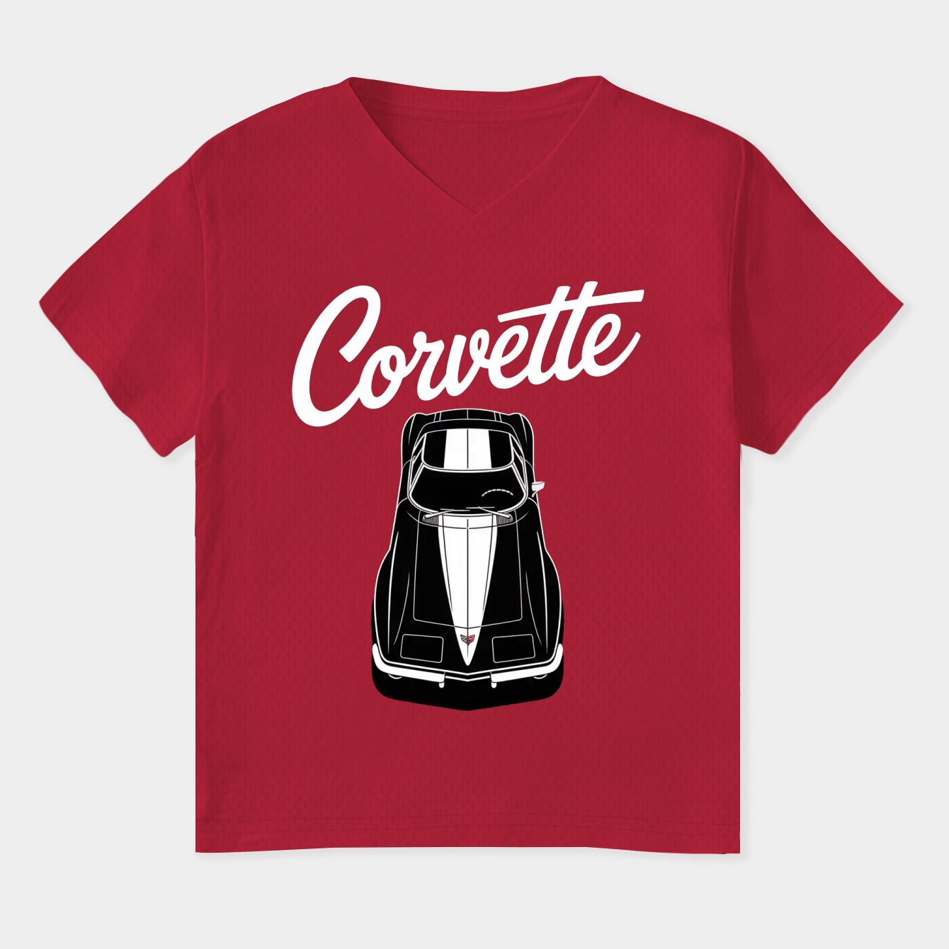 Corvette C2 - White line Women's Plus Size V-Neck T-Shirt