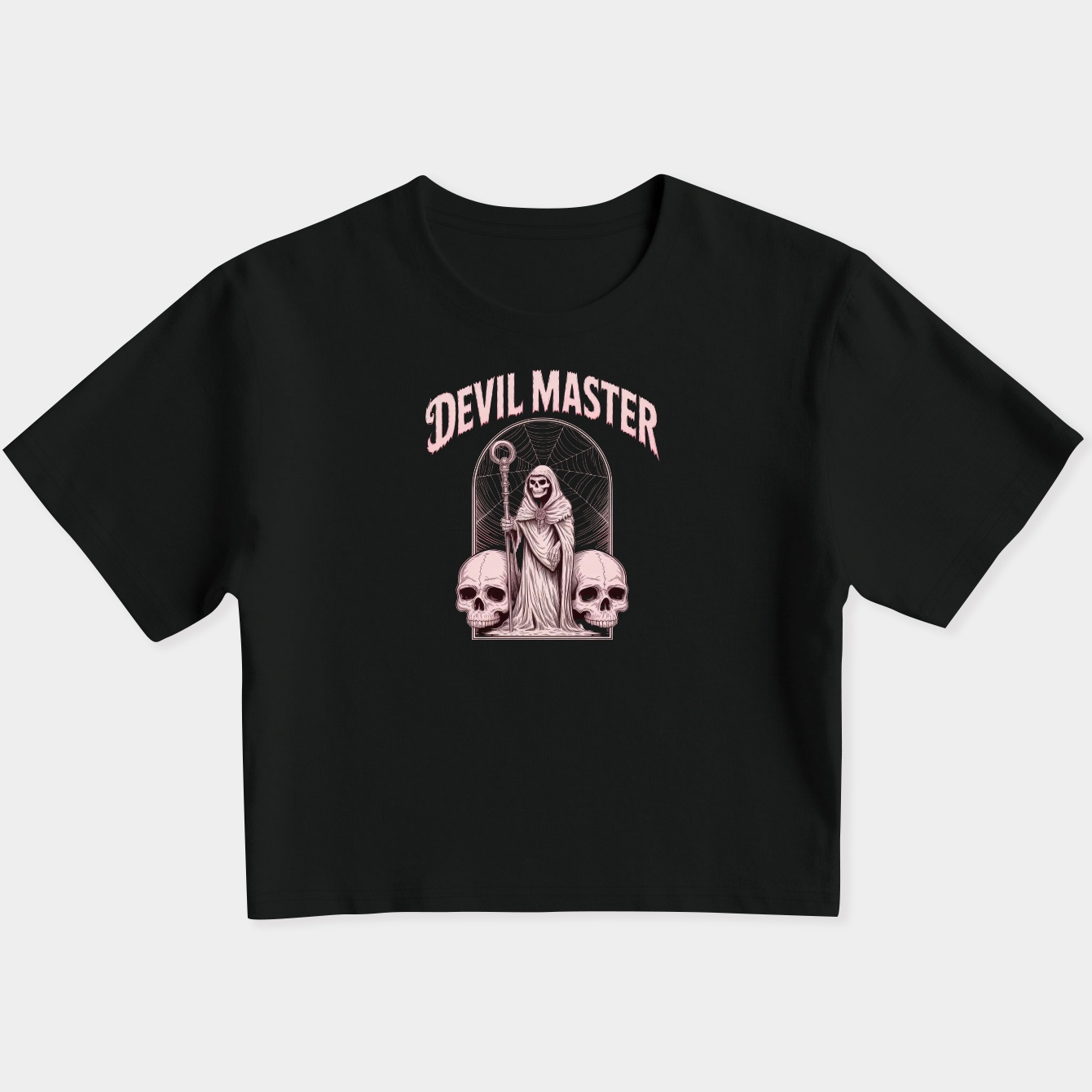 Devil Master Merch Halloween Women's Slim Fit Baby Tee