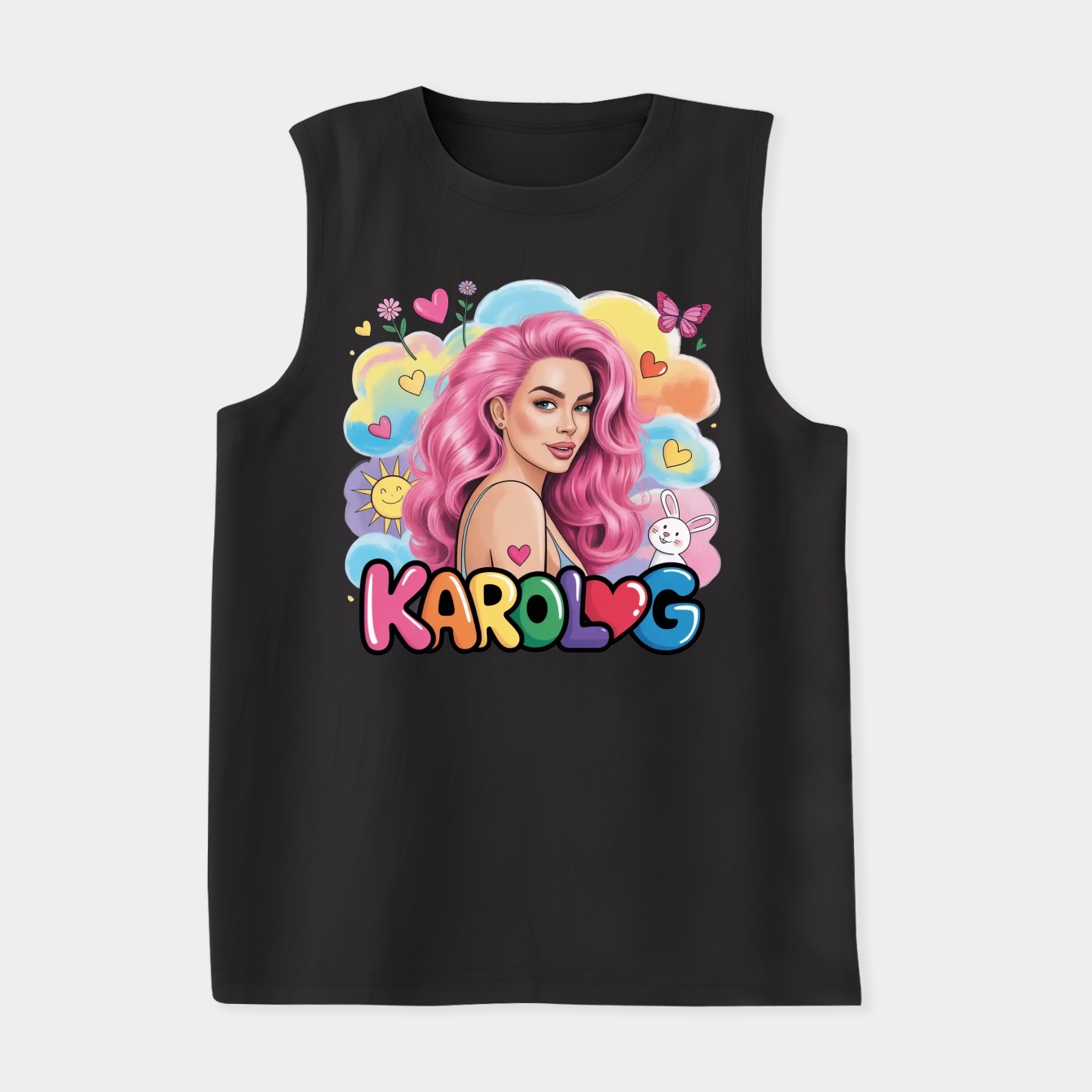 Karol G Pink Women's Soft Tank Top