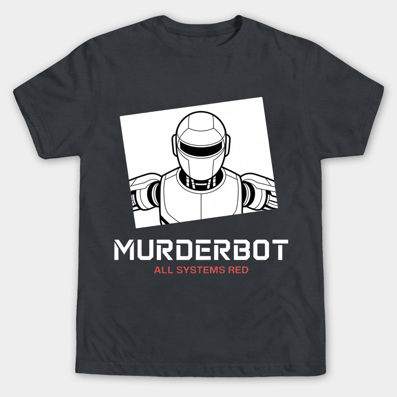 Murderbot All Systems Red Men's Big & Tall T-shirt