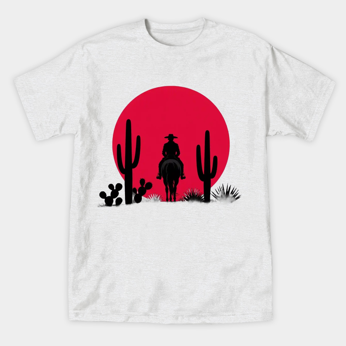 Red moon version two Women's Athletic Performance T-Shirt