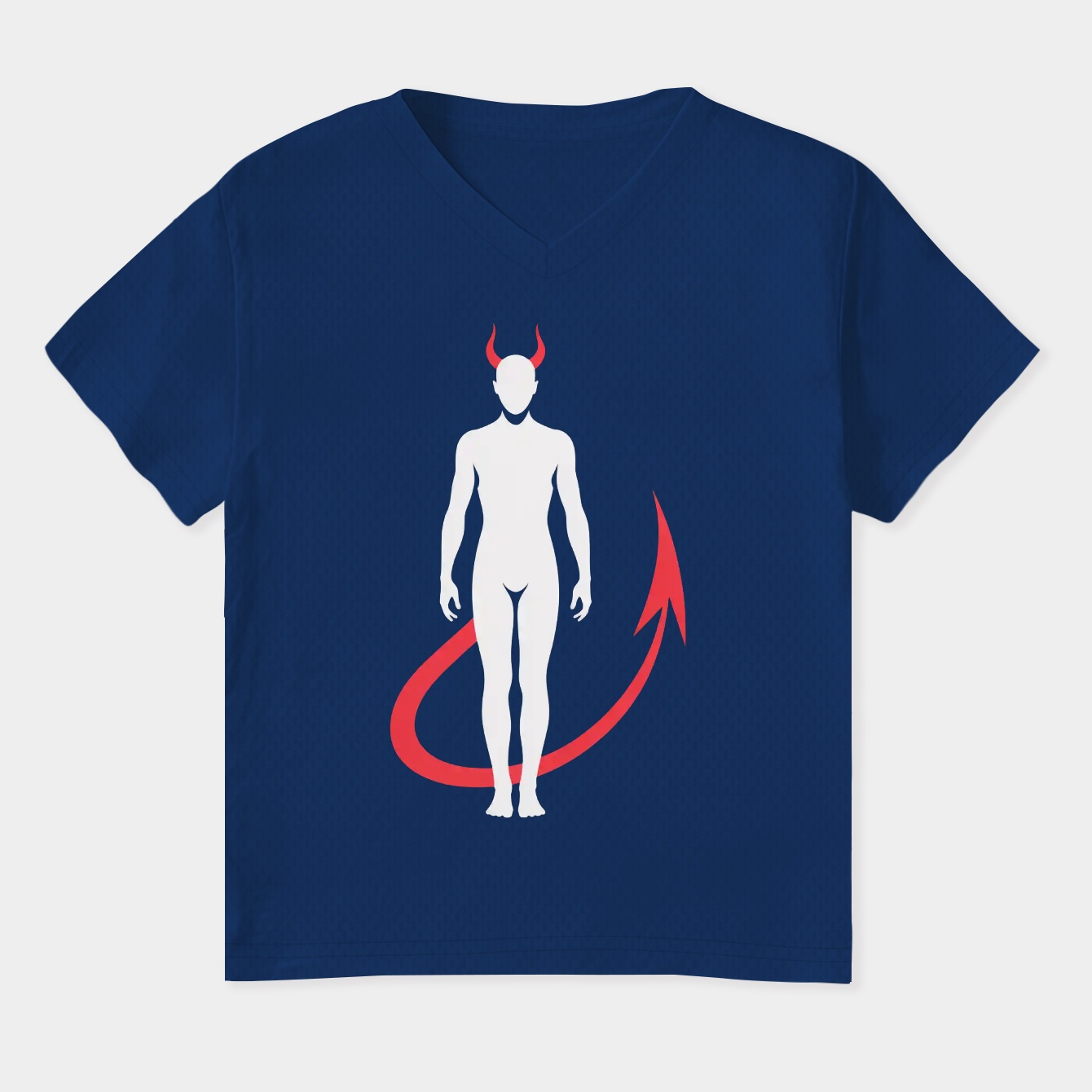 NSFW Horny Devil Women's Plus Size V-Neck T-Shirt