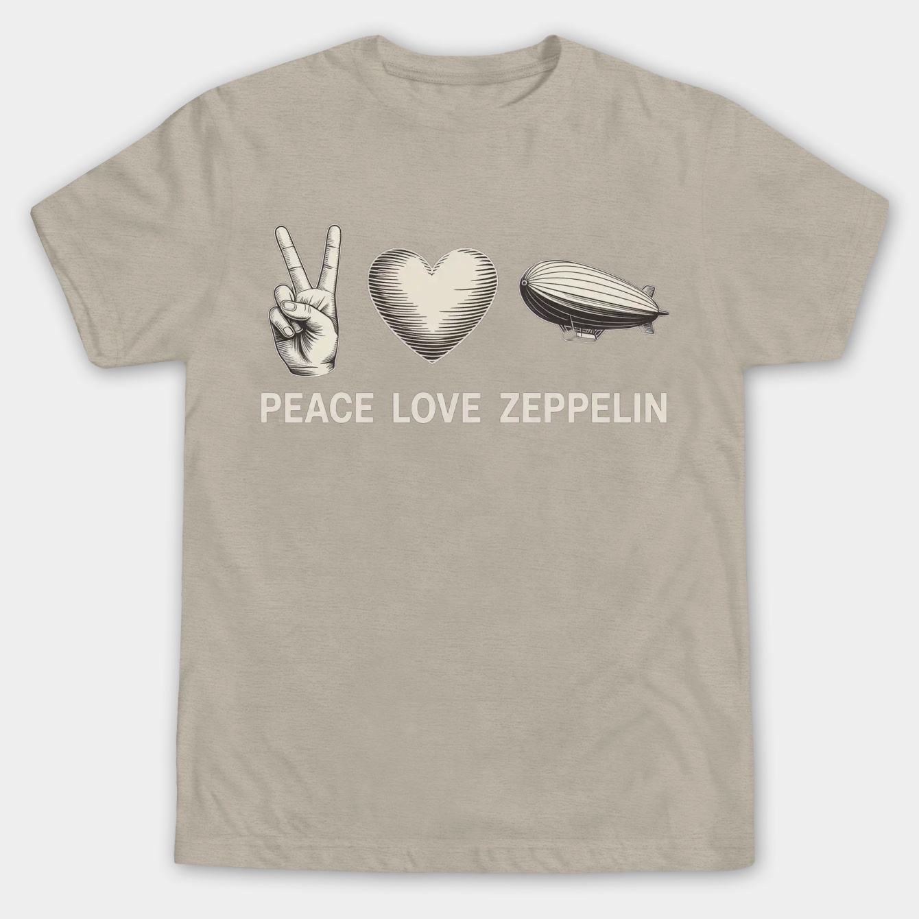 Zeppelin Dirigible Airship Men's Big & Tall T-shirt