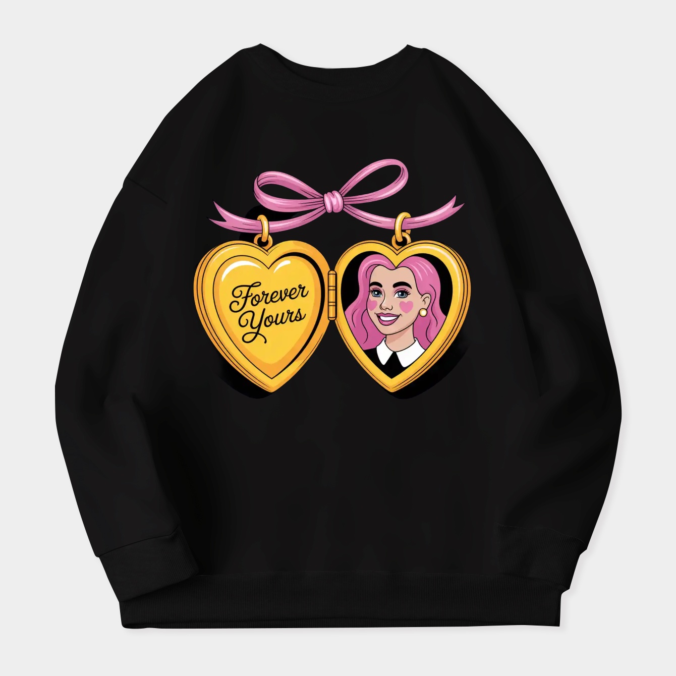 I love my girlfriend Women's Crewneck Sweatshirt
