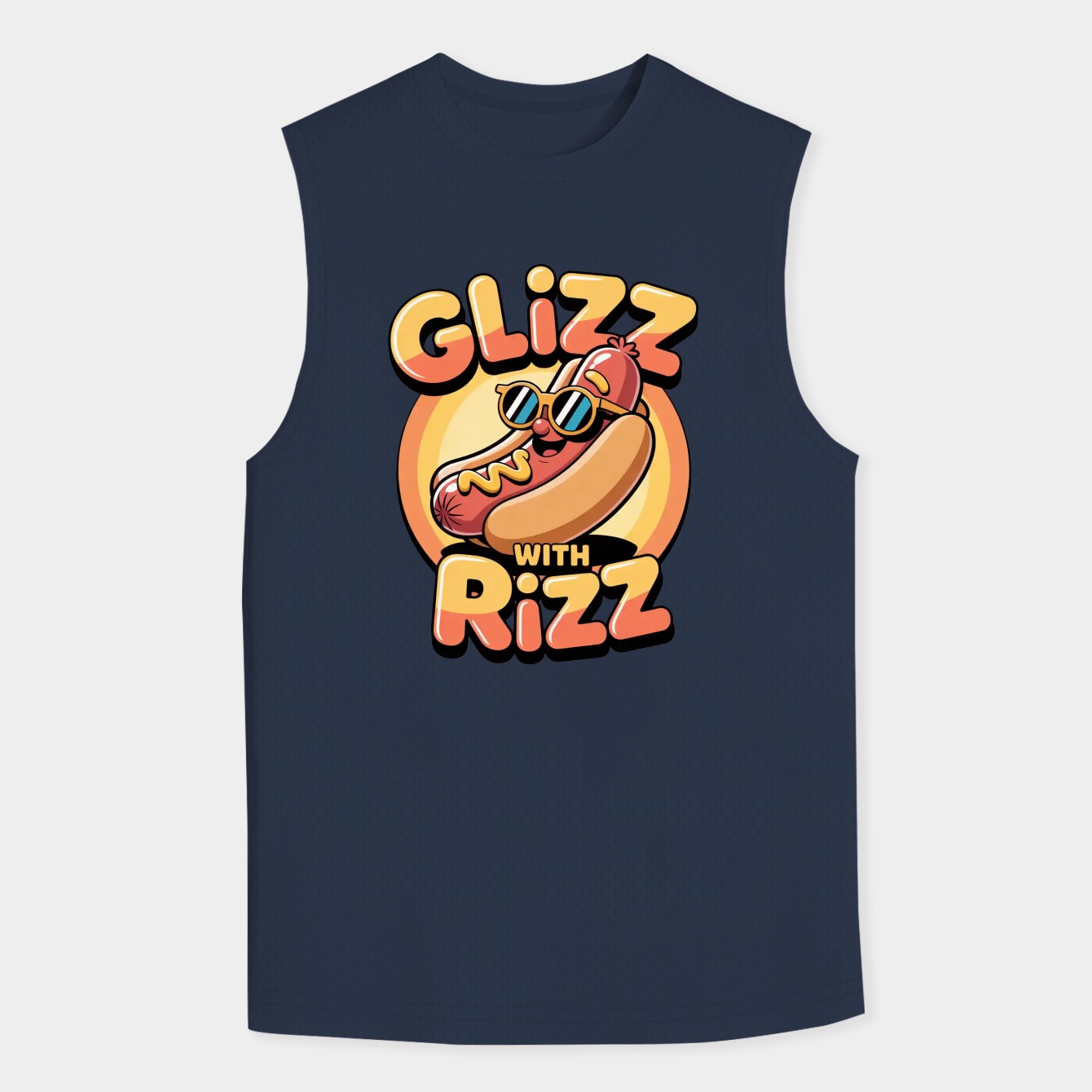 Glizz With Rizz Men's Big & Tall Tank Top