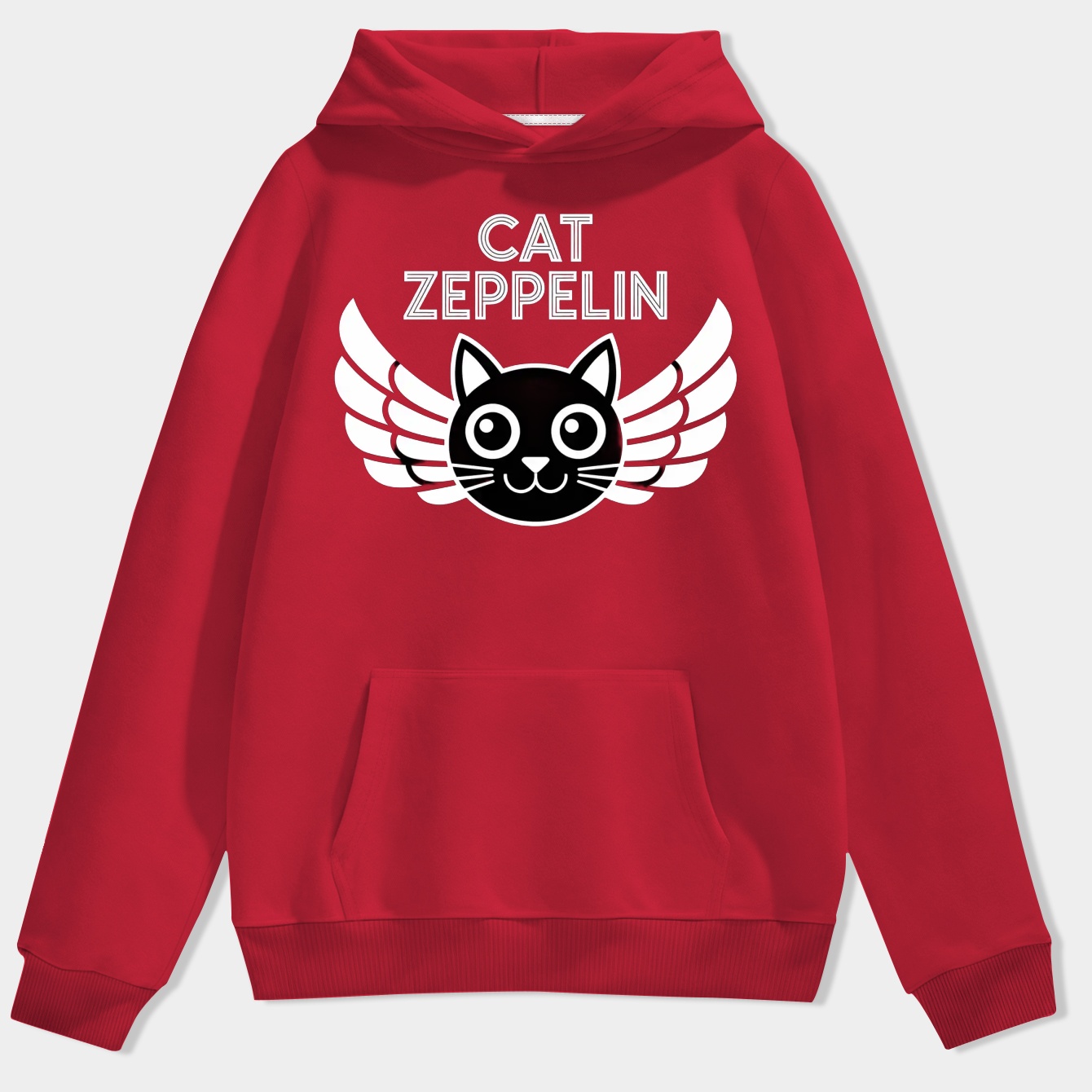 Cat Zeppelin Men's Hoodie