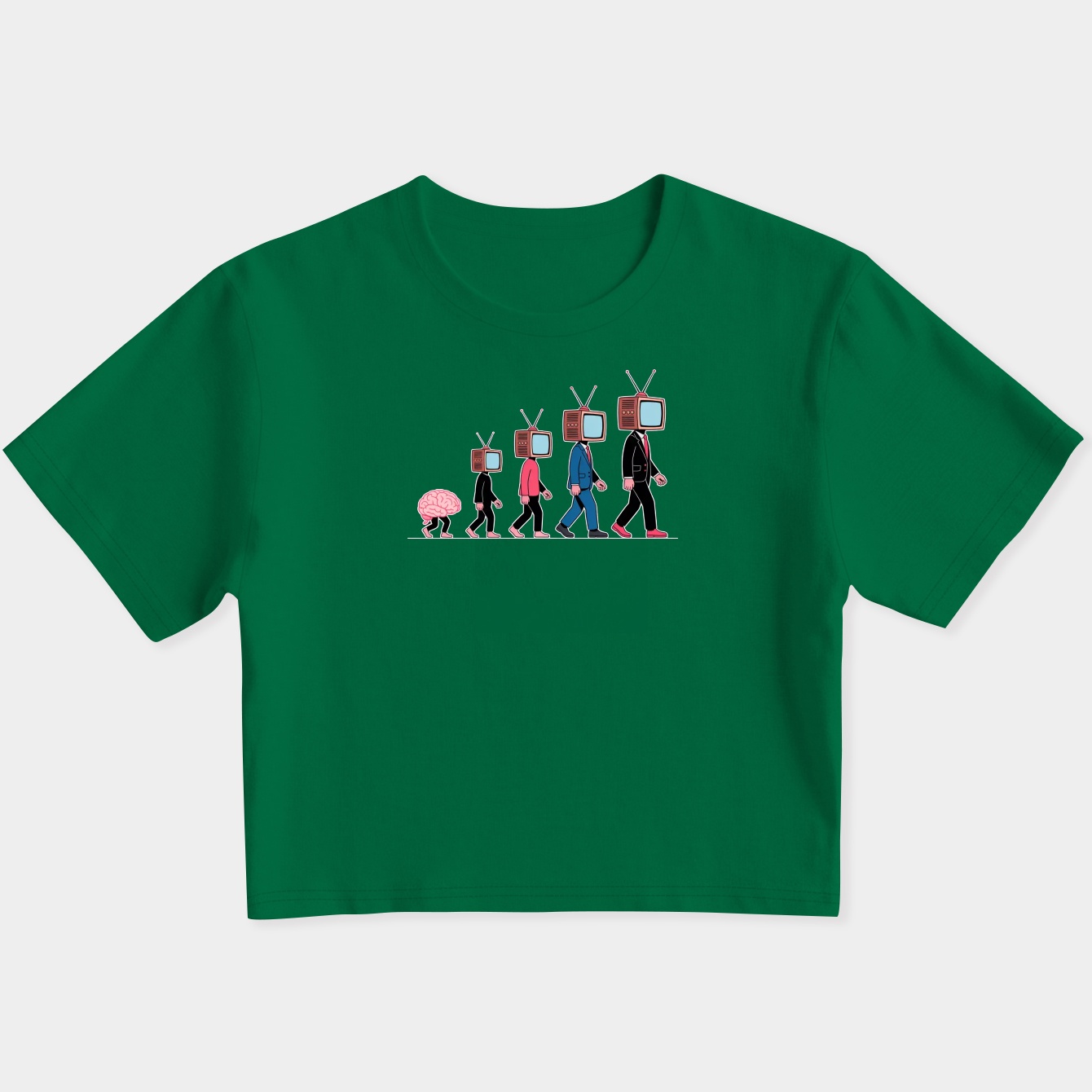 TV man evolution Women's Slim Fit Baby Tee