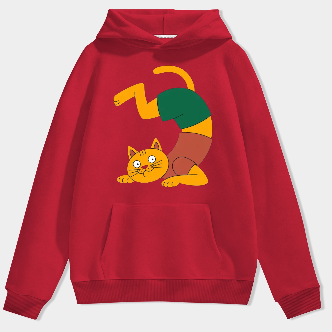 naughty cat Men's Hoodie