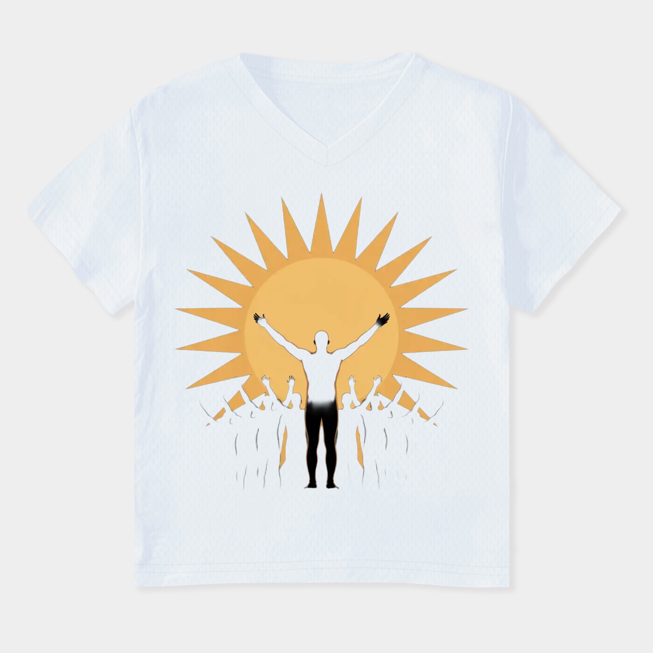 praise the sun Women's Plus Size V-Neck T-Shirt