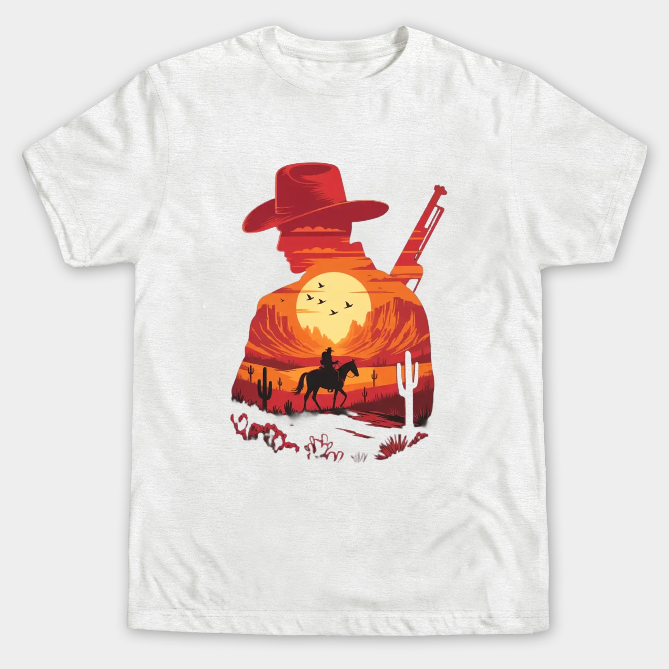 Red Logo Men's Big & Tall T-shirt