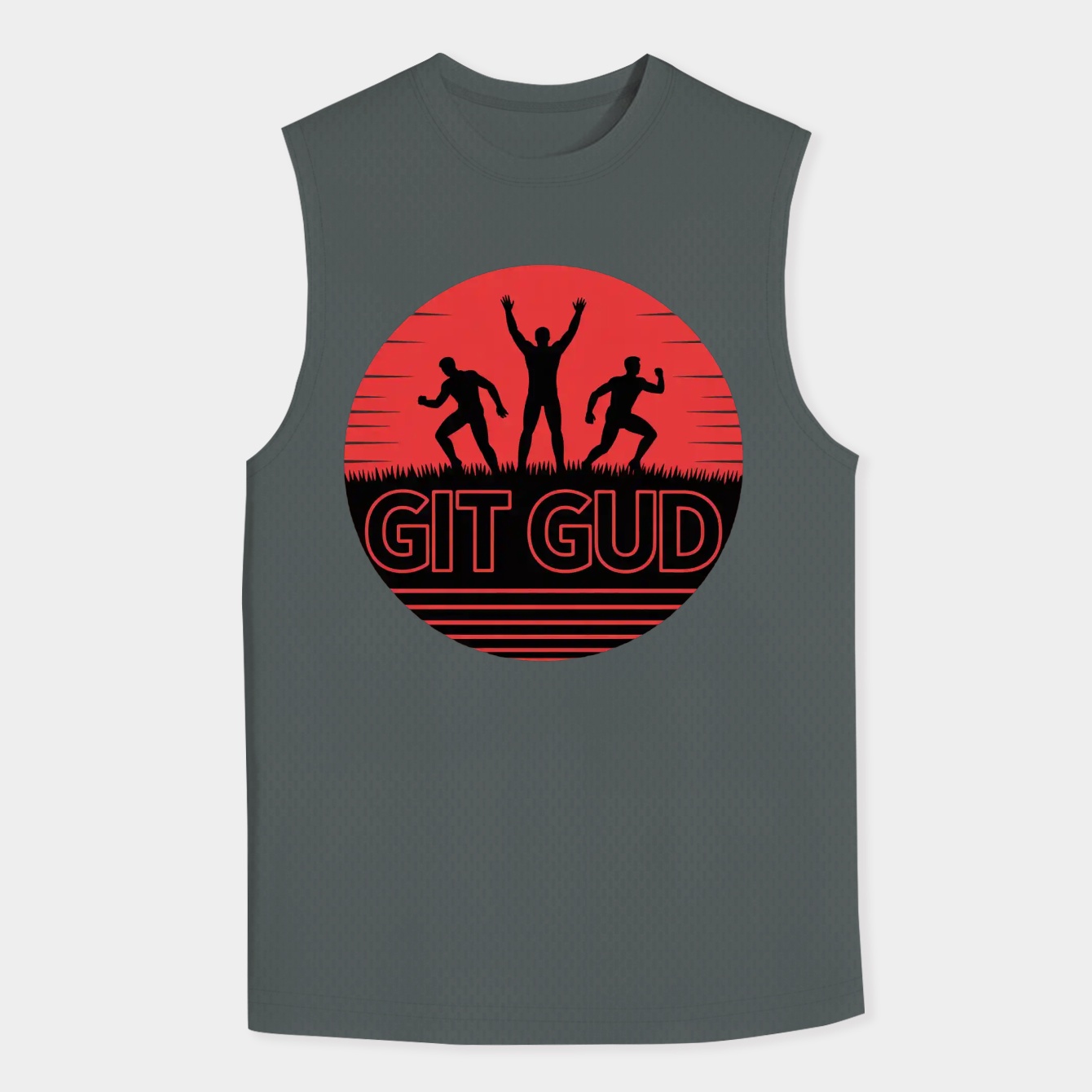 Try Hard-Git Gud Men's Big & Tall Tank Top