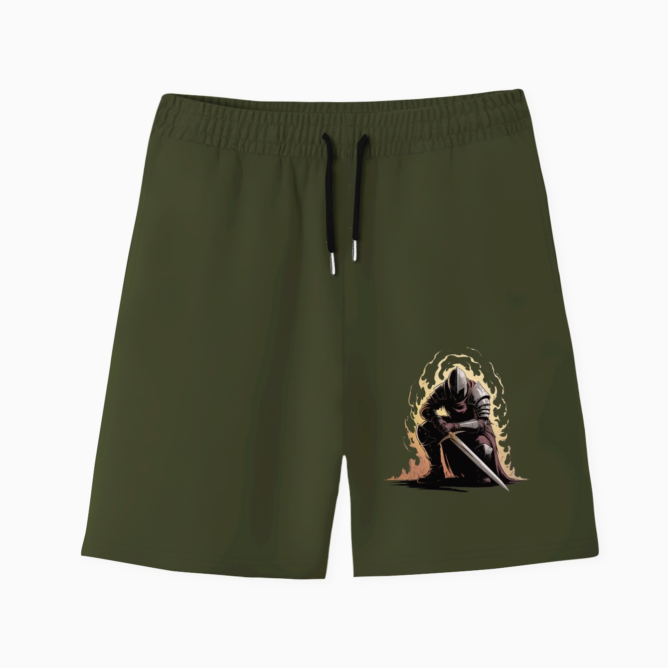 dark soul shadow warrior Men's Quick-Dry Athletic Shorts