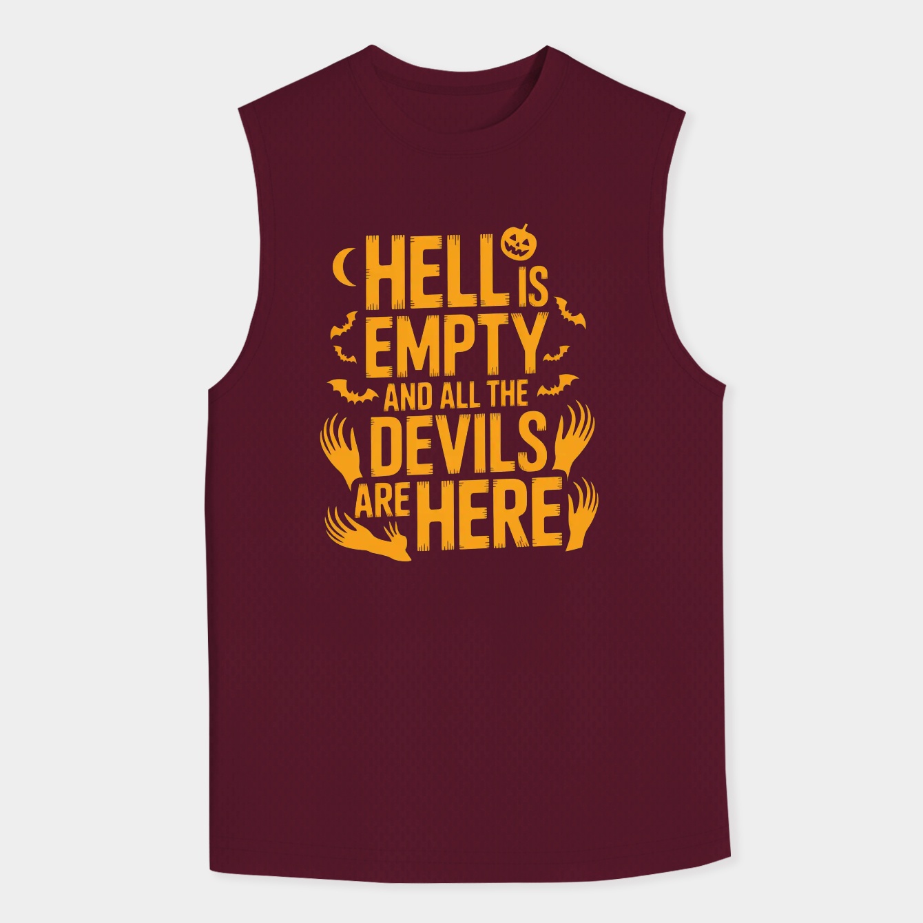 Hell Is Empty And All the Devils Are Here Men's Big & Tall Tank Top