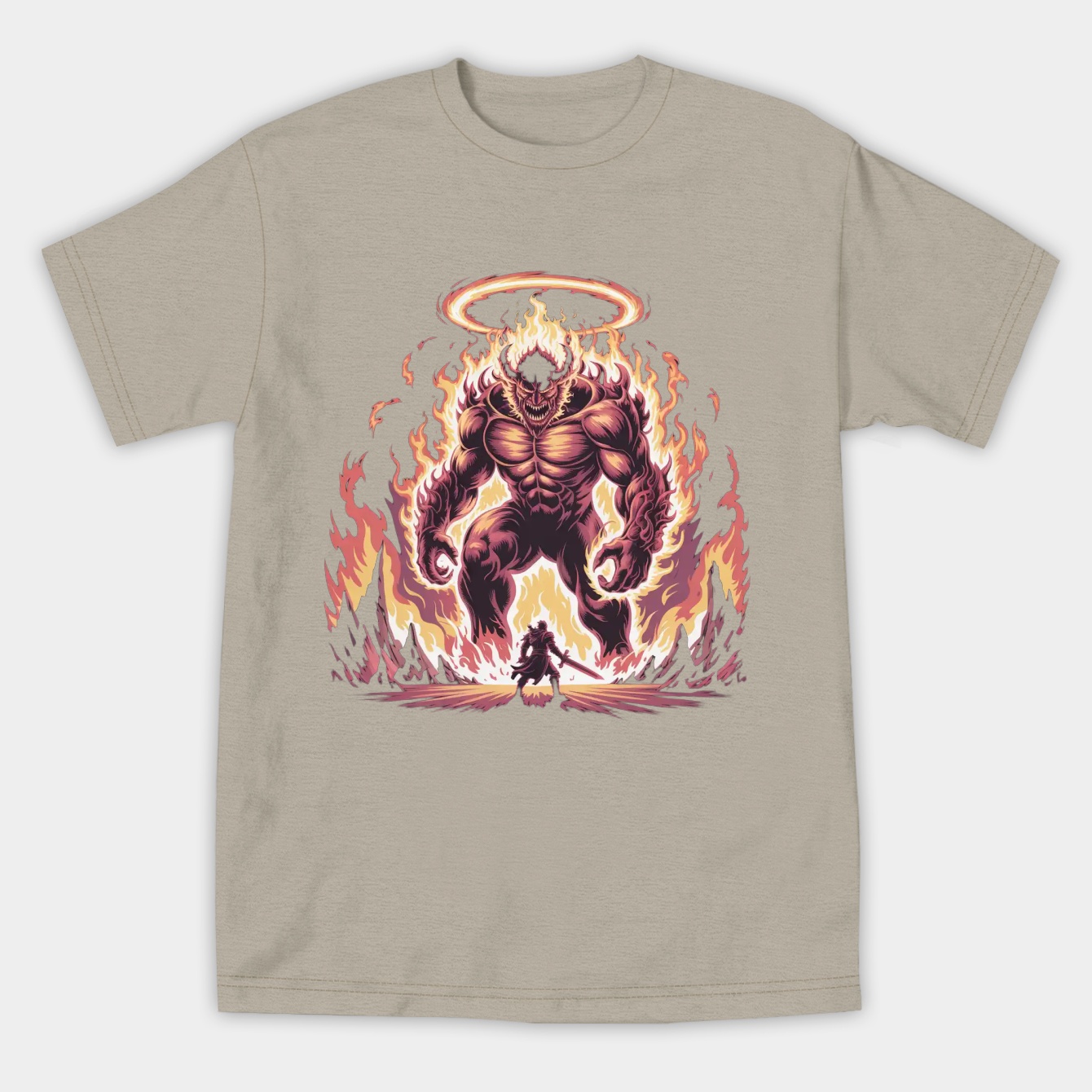 elden ring fire giant battle Women's Athletic Performance T-Shirt