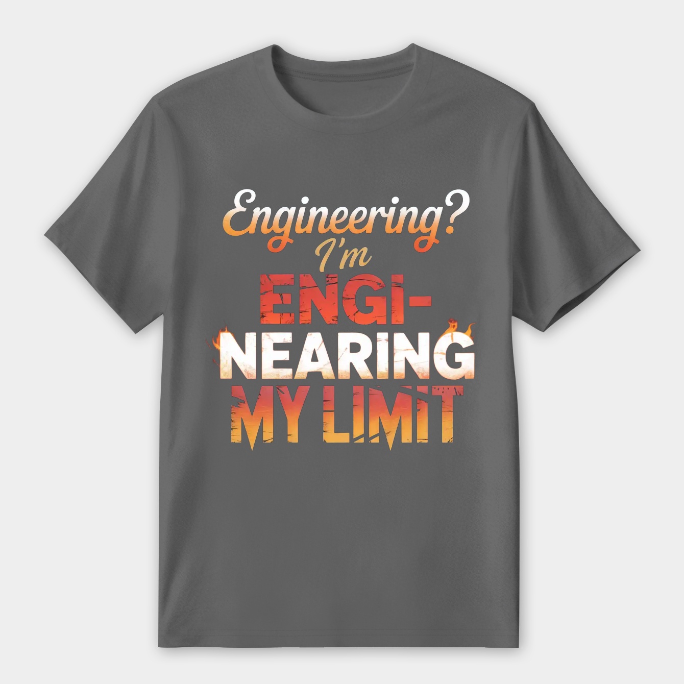 Engineering? I'm Engi-nearing My Limit Engineer Pun Women's Premium Soft T-Shirt