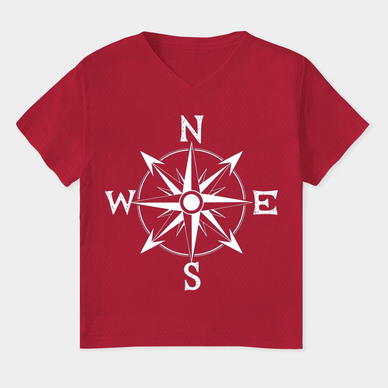 Elden Ring Compass Design Women's Plus Size V-Neck T-Shirt