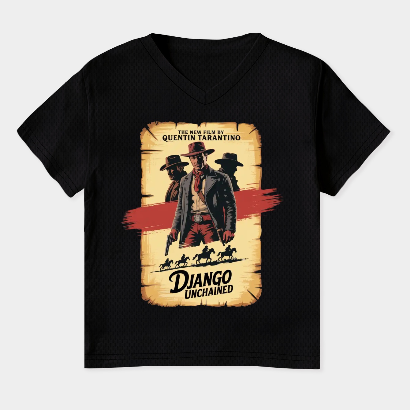 Django Unchained - Poster Women's Plus Size V-Neck T-Shirt