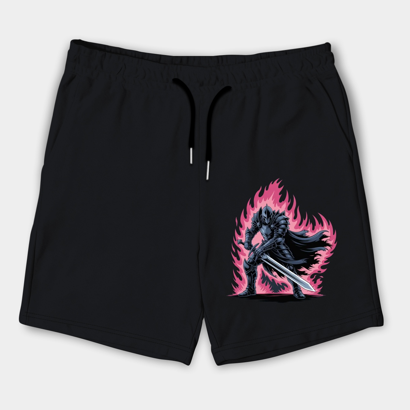 dark soul shadow flame Men's Shorts