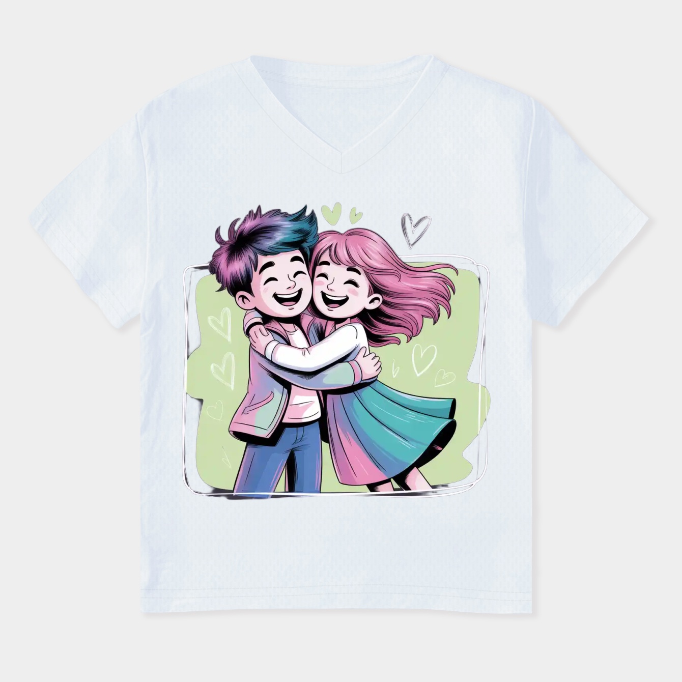 Funky Women's Plus Size V-Neck T-Shirt