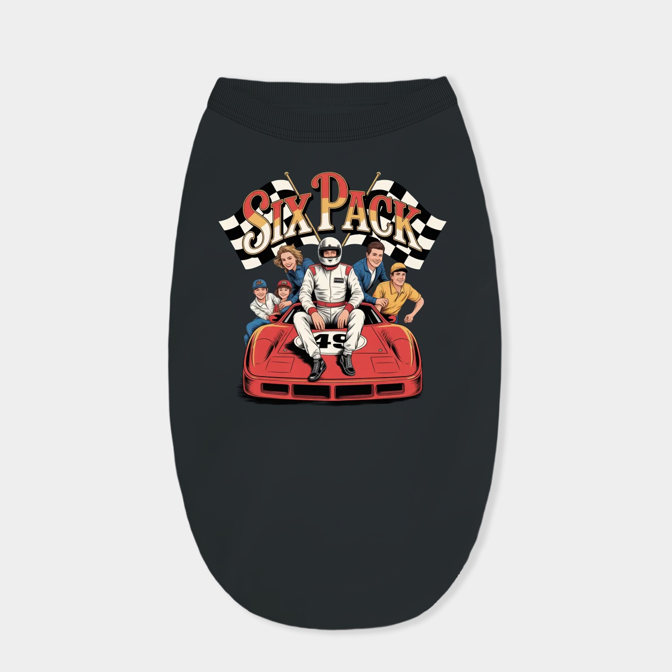 Six Pack Racing Crew Dog Shirt