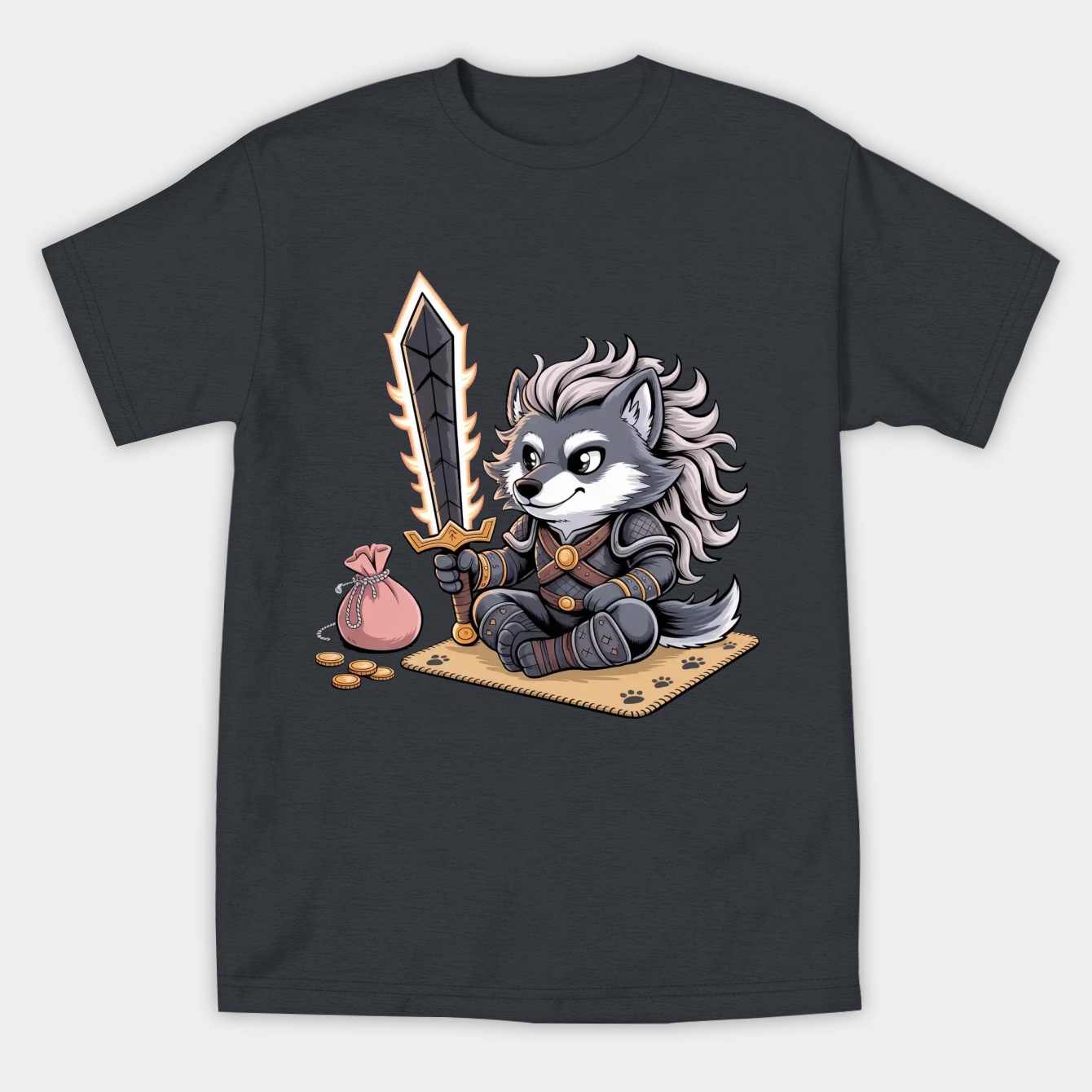 Elden Ring Chibi Maliketh the Black Blade Women's Athletic Performance T-Shirt