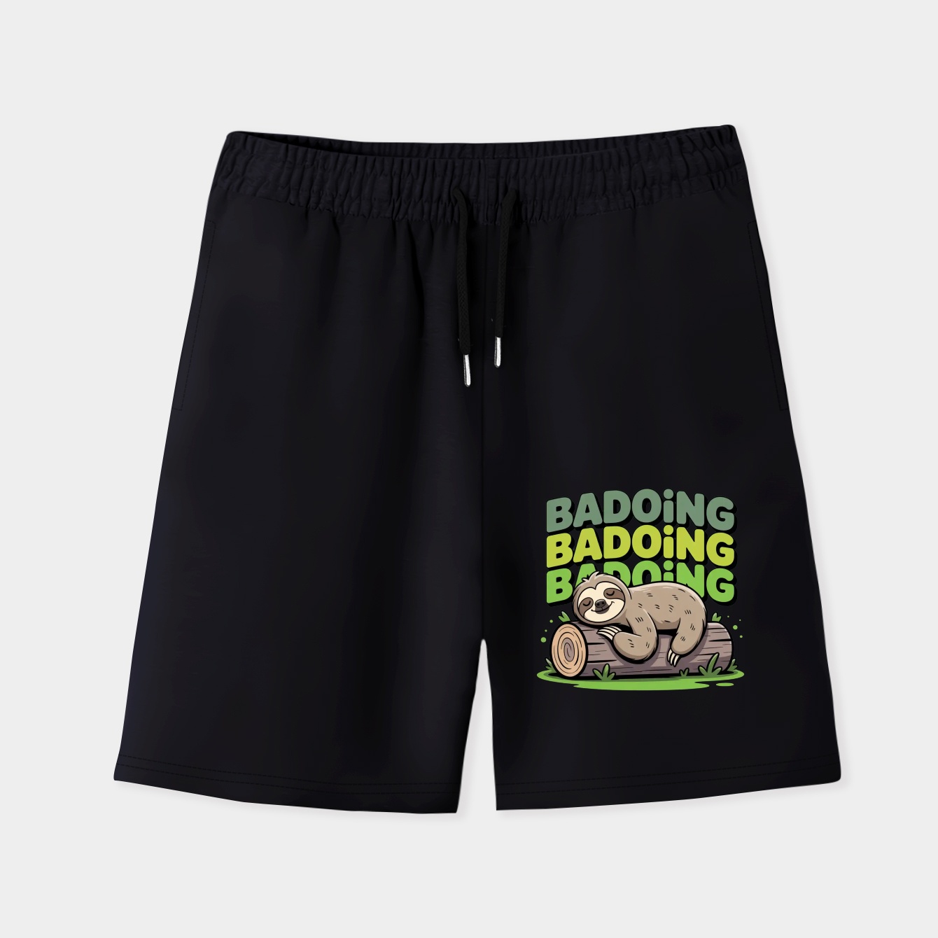 Badoing Sloth Men's Quick-Dry Athletic Shorts