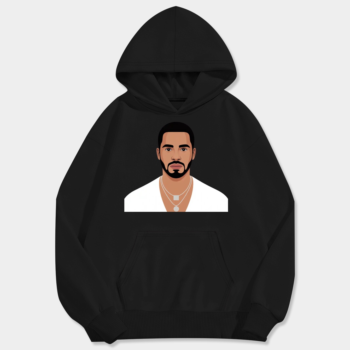 Anuel AA trap Men's Big & Tall Hoodie