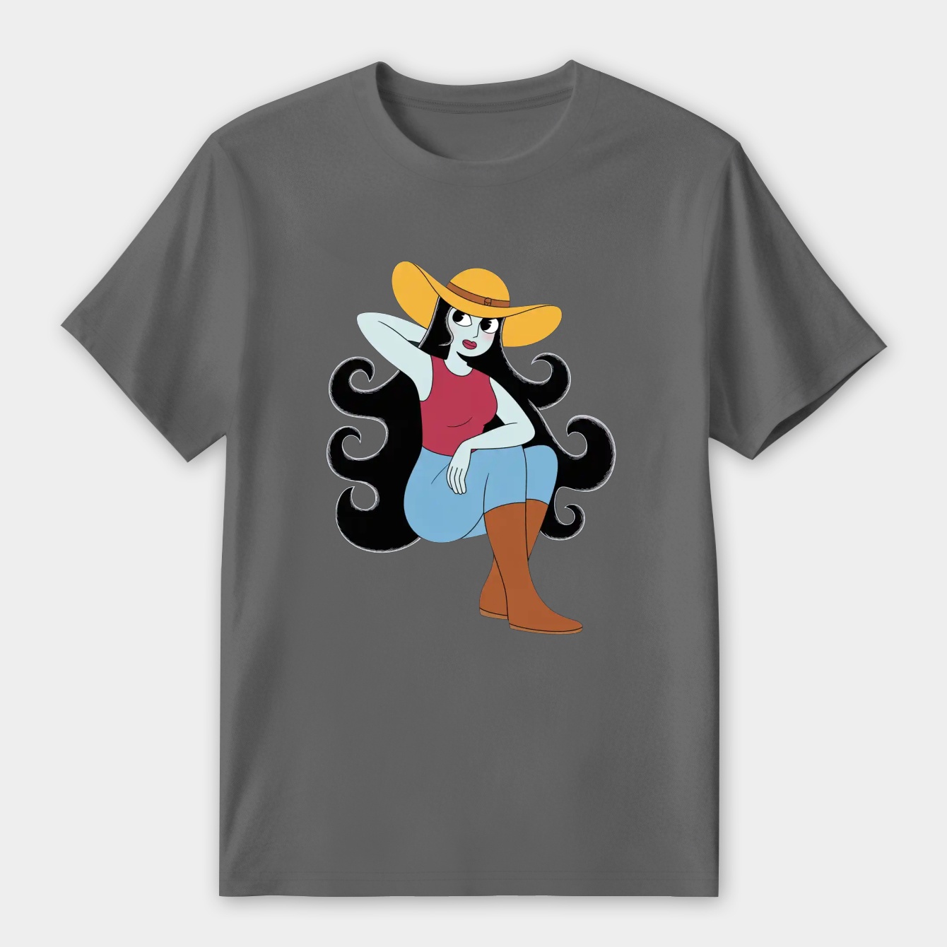Sun Hat Marceline Women's Premium Soft T-Shirt